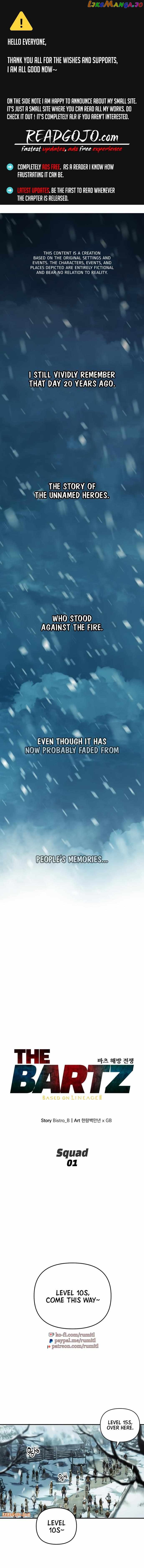 The Bartz: The War Of Liberation Chapter 1 - page 1