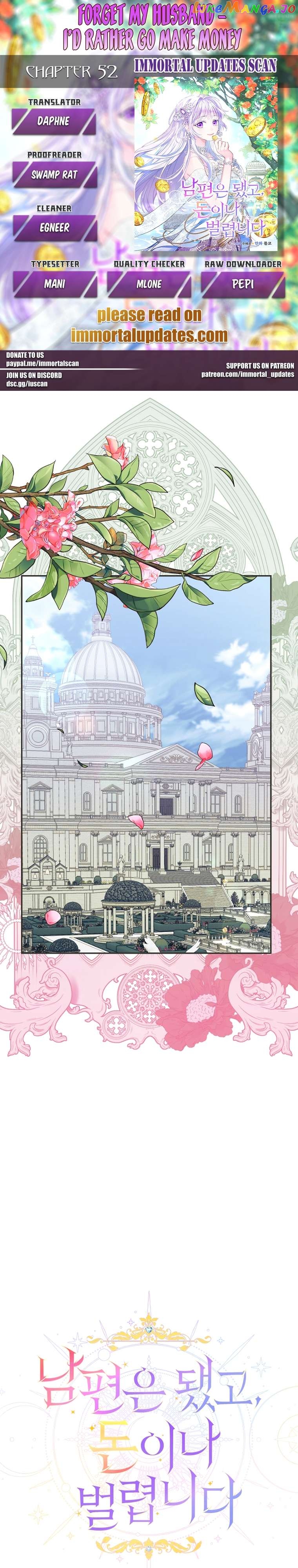Forget My Husband, I’ll Go Make Money Chapter 52 - page 1