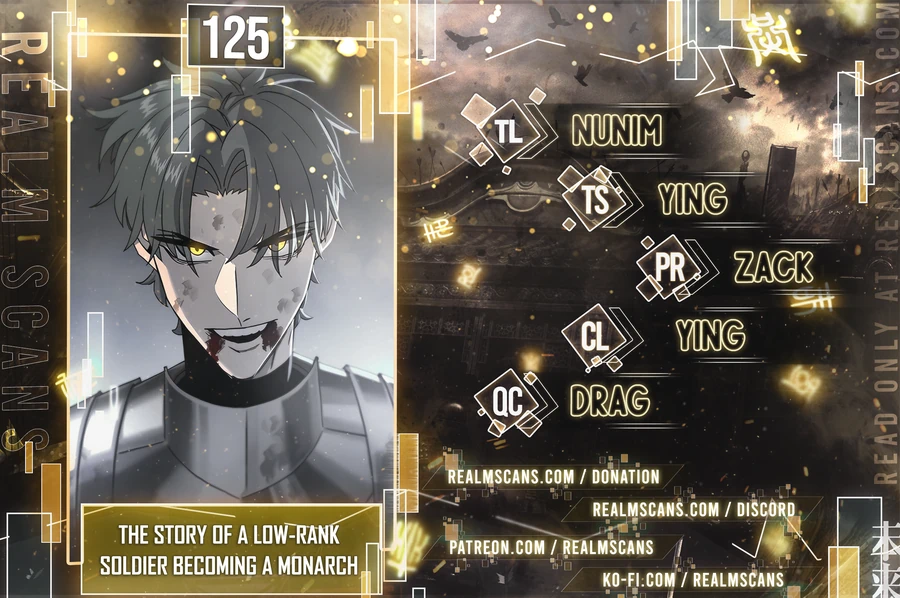 The Story of a Low-Rank Soldier Becoming a Monarch Chapter 125 - page 1