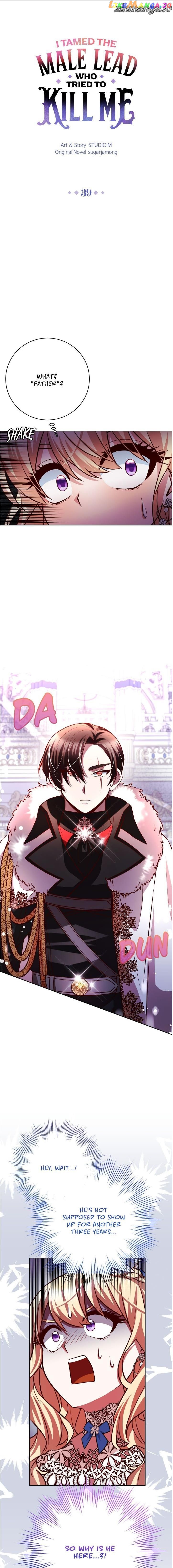 I Tamed the Male Lead Who Tried to Kill Me Chapter 39 - page 1