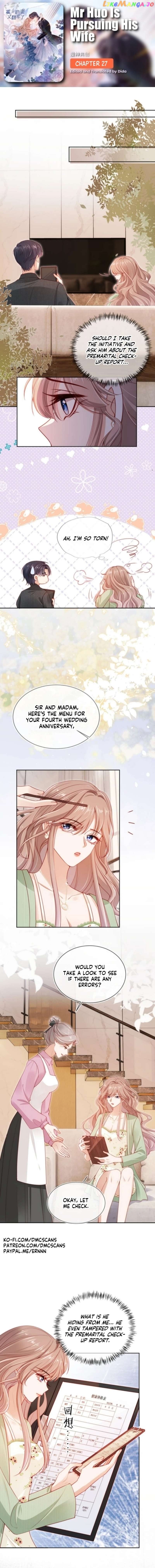 Master Huo Fails To Pursue His Wife Chapter 27 - page 1