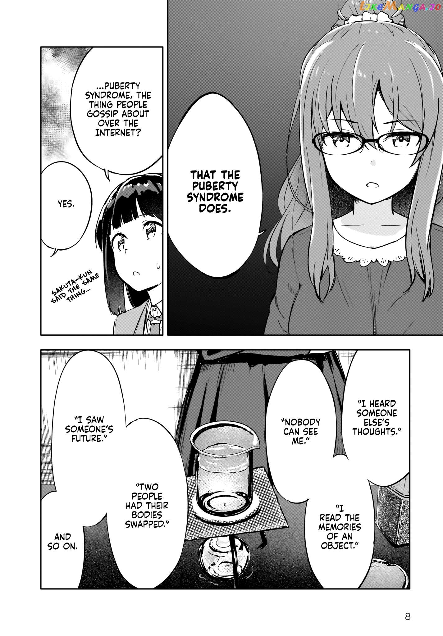 Seishun Buta Yarou Wa Yumemiru Shoujo No Yume Wo Minai Chapter 5 - page 8