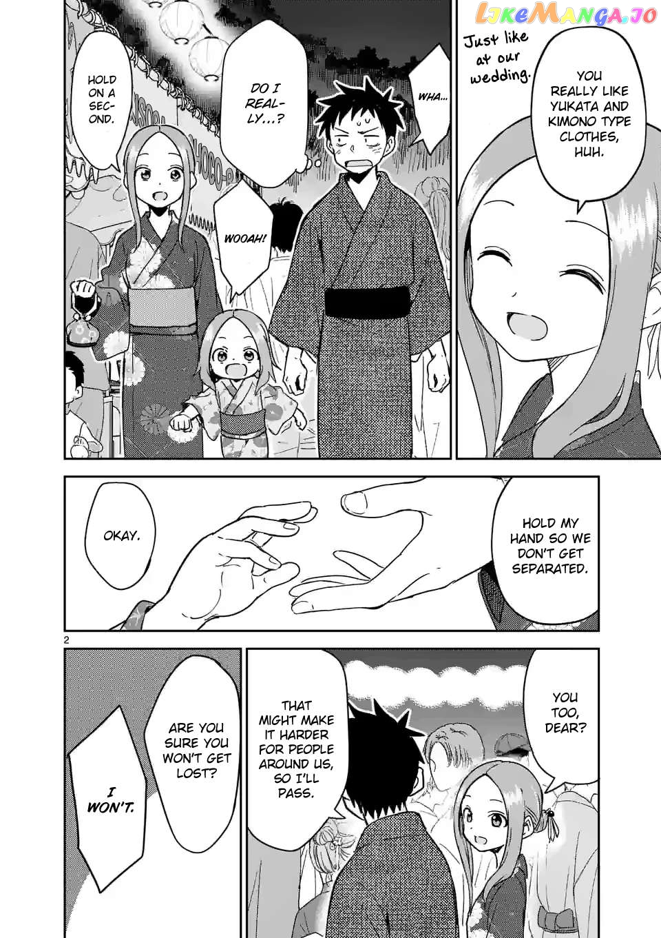 Karakai Jouzu no (Moto) Takagi-san Chapter 295 - page 2