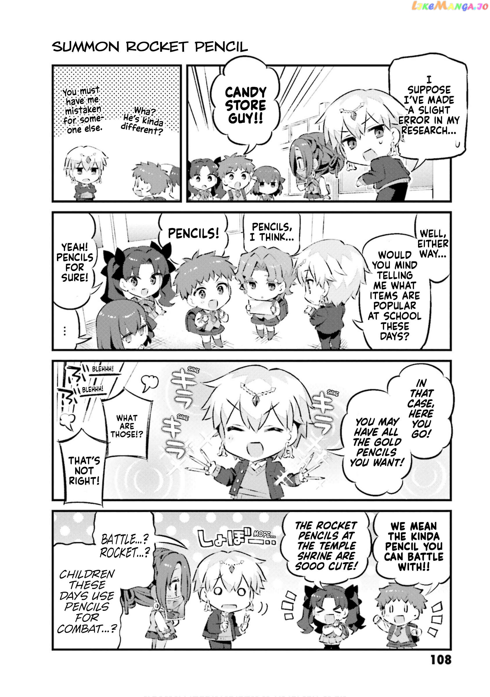 Type-Moon Gakuen – Chibi Chuki! Chapter 67 - page 6