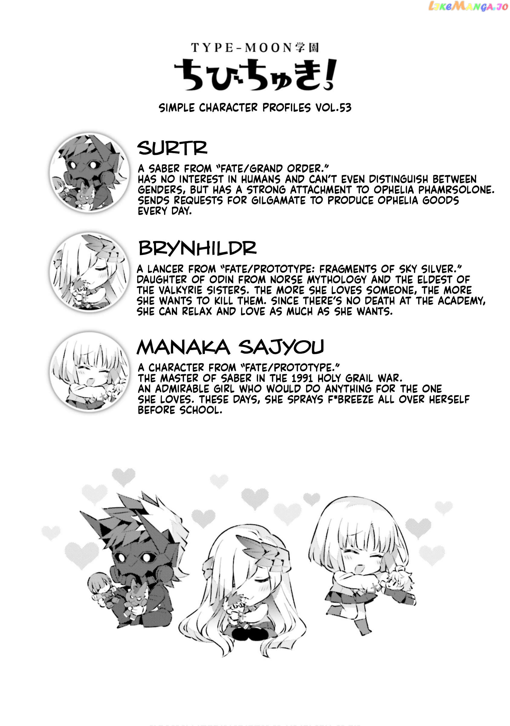Type-Moon Gakuen – Chibi Chuki! Chapter 68 - page 12