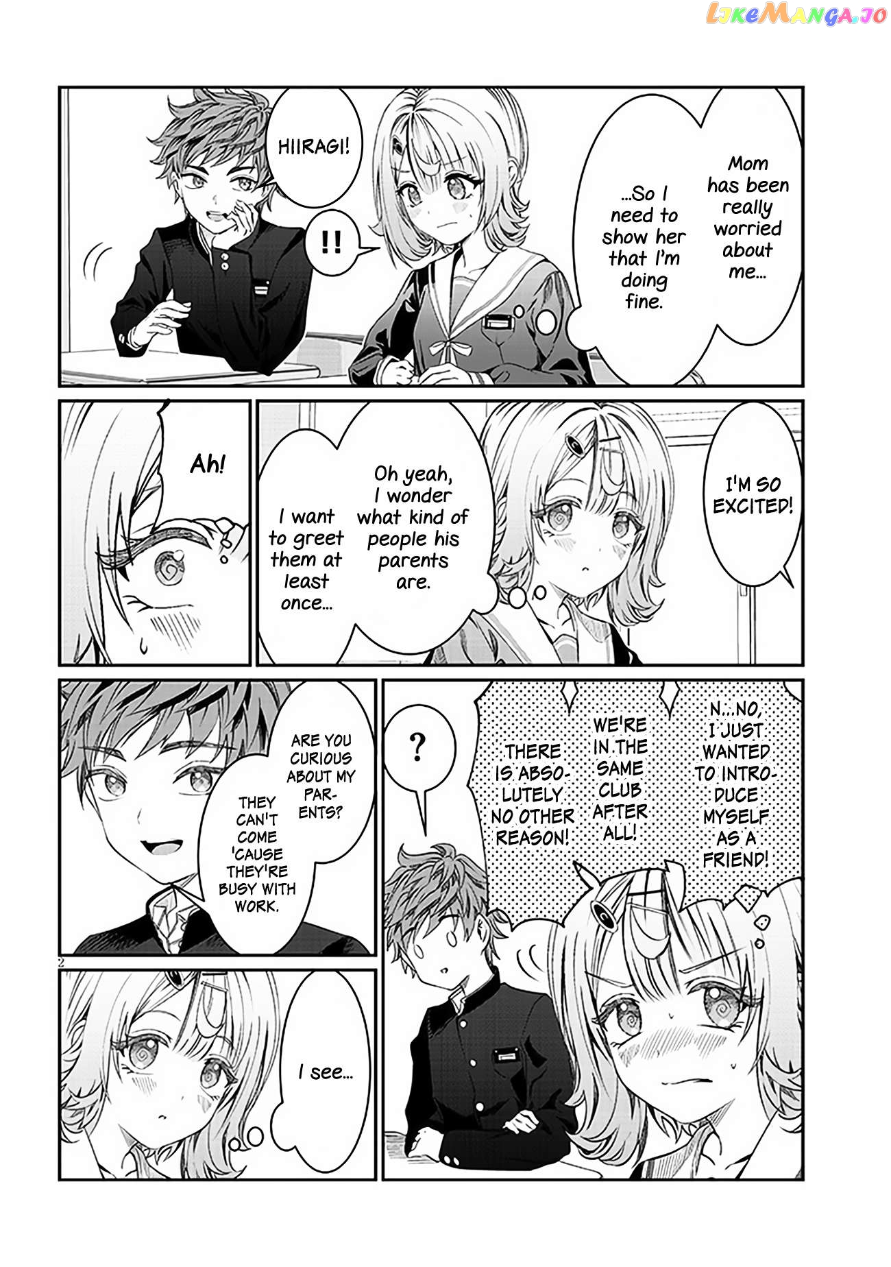 Kimi wa Yakamashi Tojite yo Kuchi wo! Chapter 37 - page 2