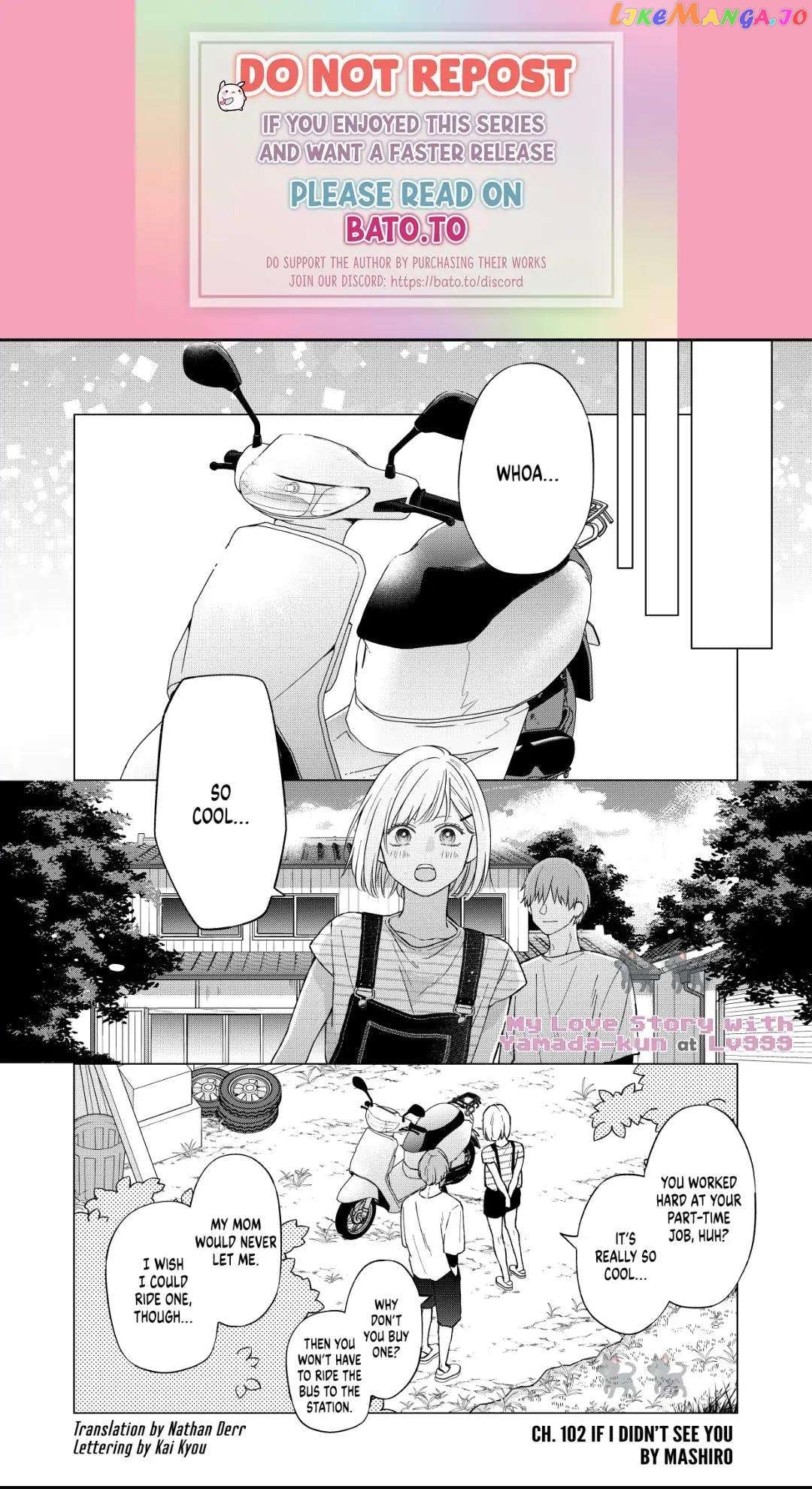 My Lv999 Love for Yamada-kun chapter 102 - page 1