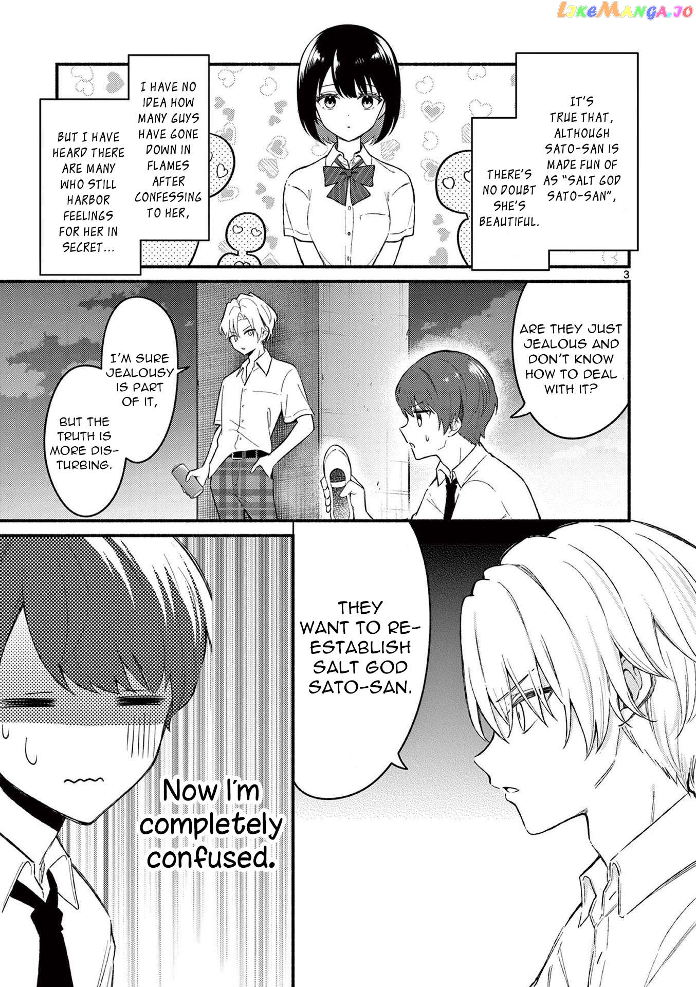 Shiotaiou no Sato-san ga Ore ni dake Amai Chapter 53 - page 3