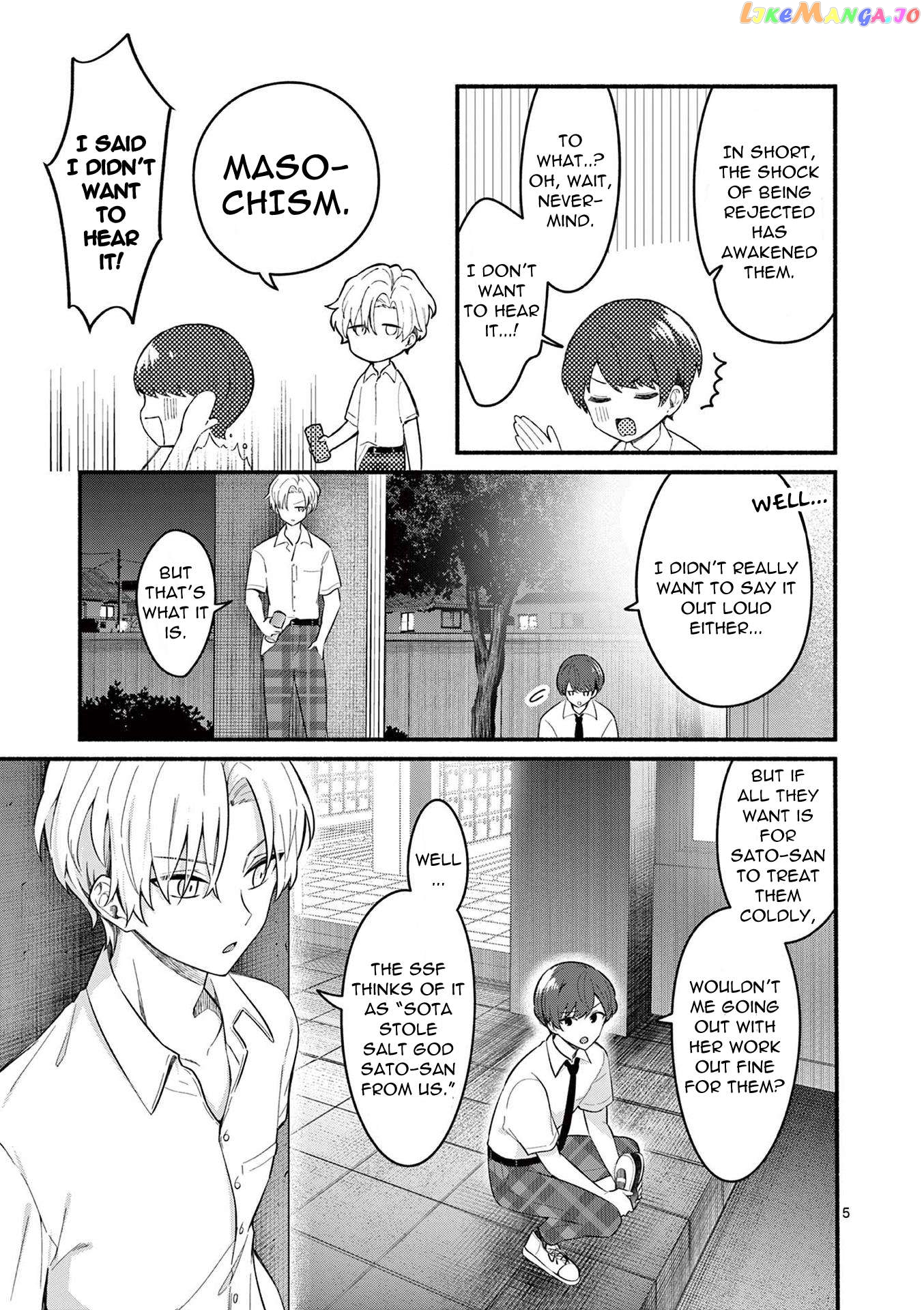 Shiotaiou no Sato-san ga Ore ni dake Amai Chapter 53 - page 5