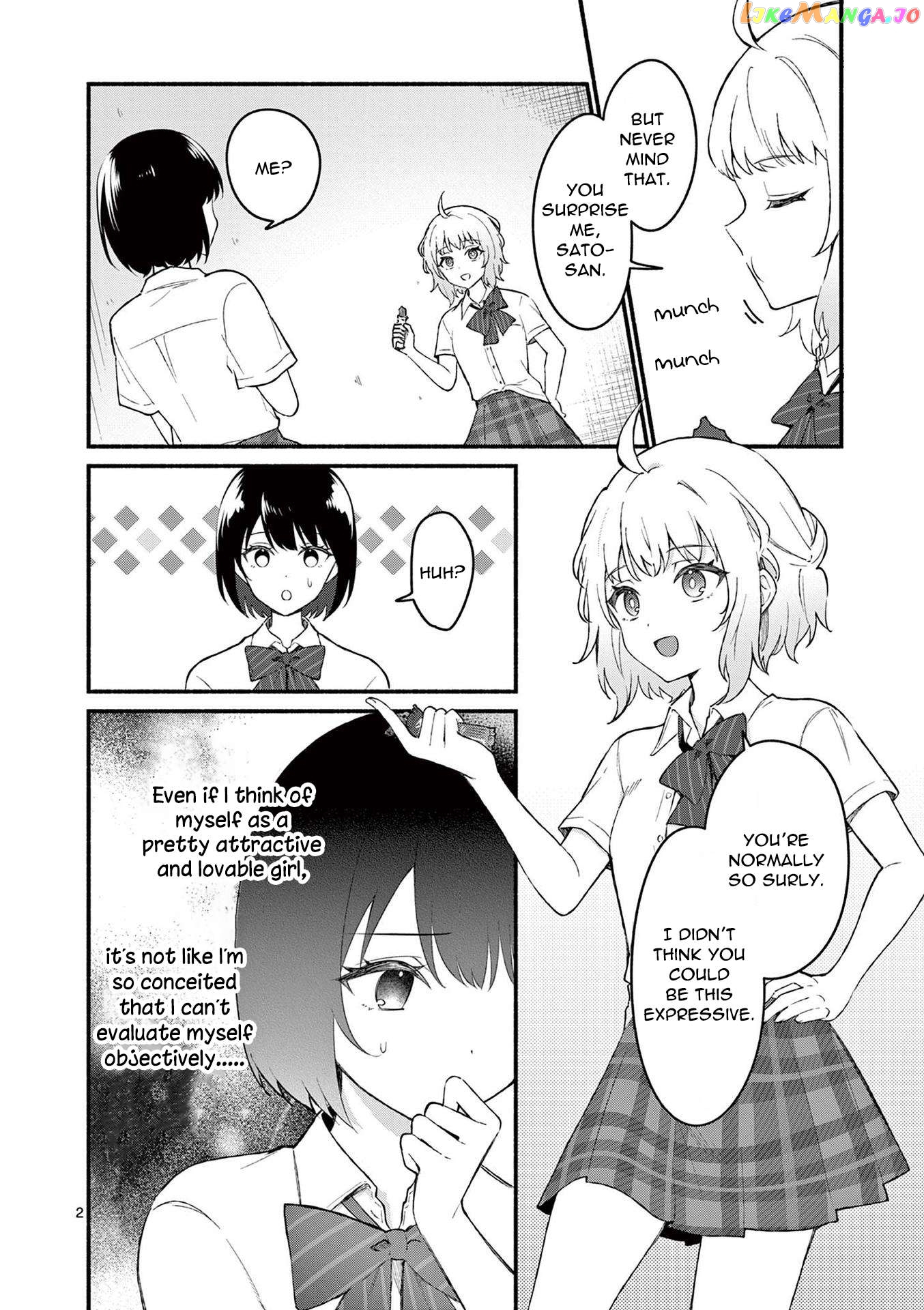 Shiotaiou no Sato-san ga Ore ni dake Amai Chapter 54 - page 2