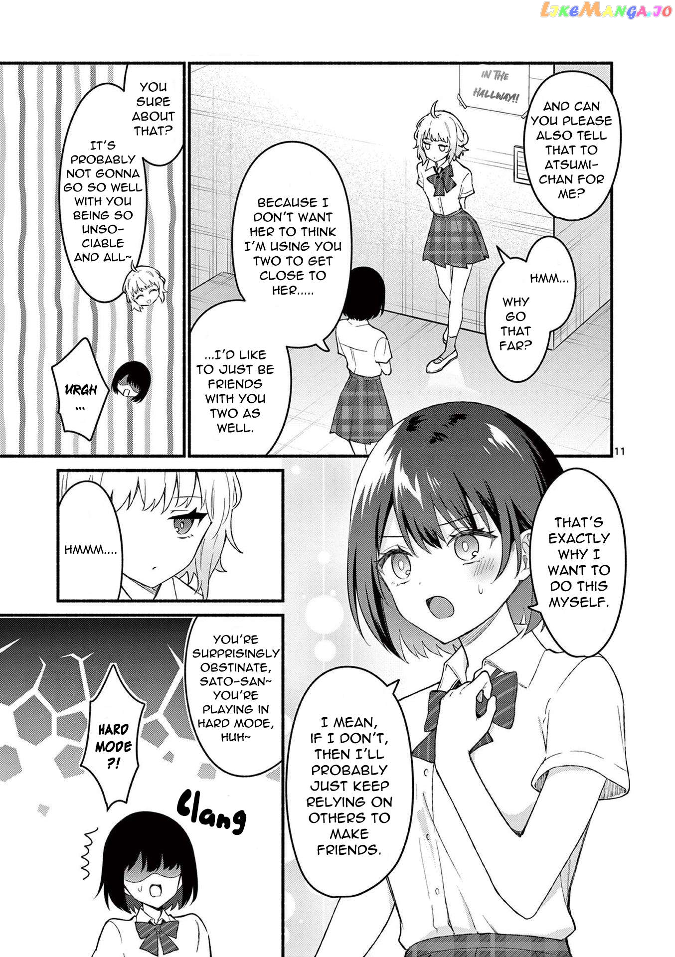 Shiotaiou no Sato-san ga Ore ni dake Amai Chapter 54 - page 11