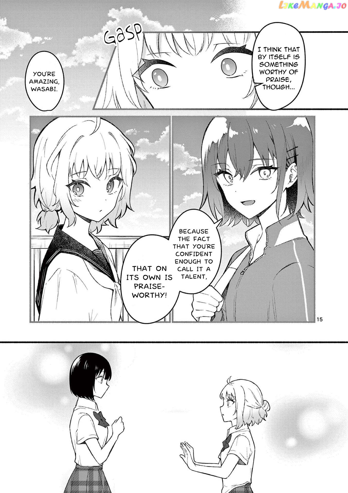 Shiotaiou no Sato-san ga Ore ni dake Amai Chapter 54 - page 15