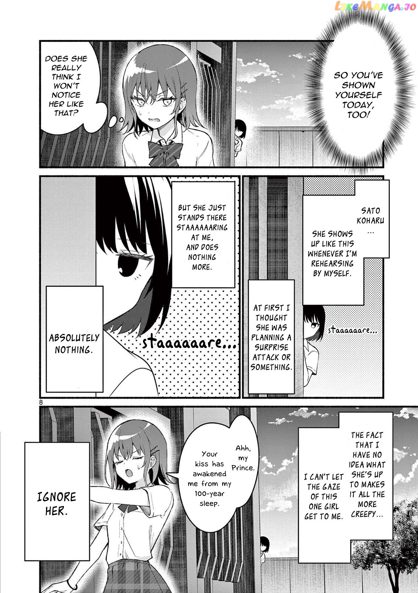 Shiotaiou no Sato-san ga Ore ni dake Amai Chapter 55 - page 8
