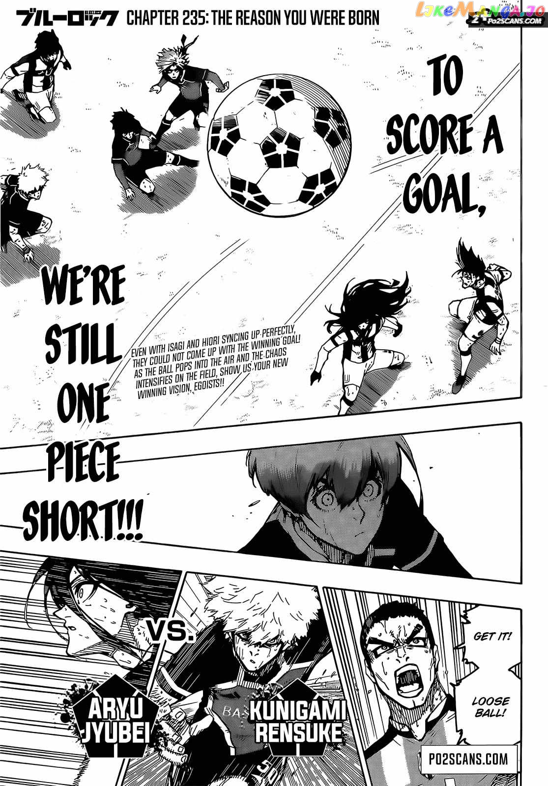 Blue Lock Chapter 235 - page 2