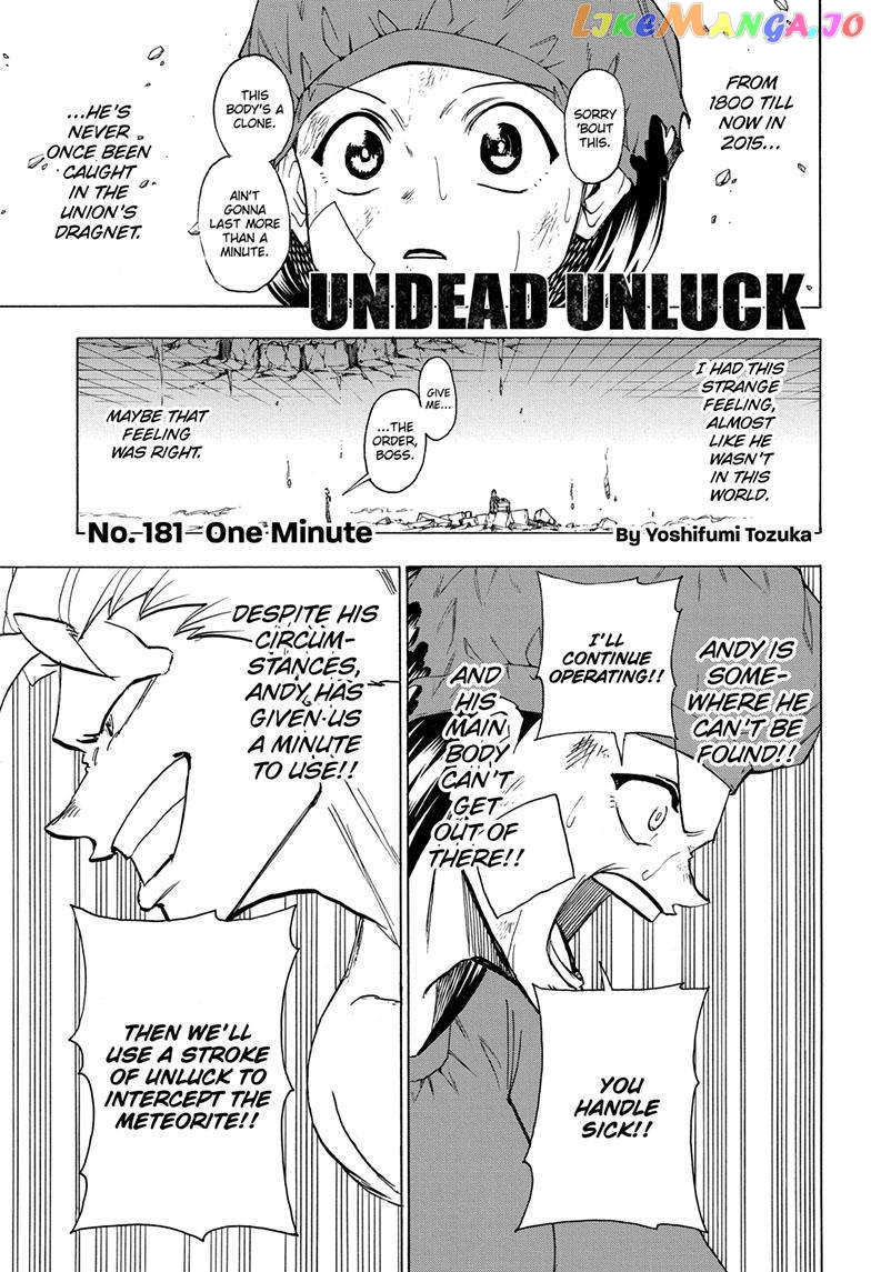 Undead + Unluck chapter 181 - page 1