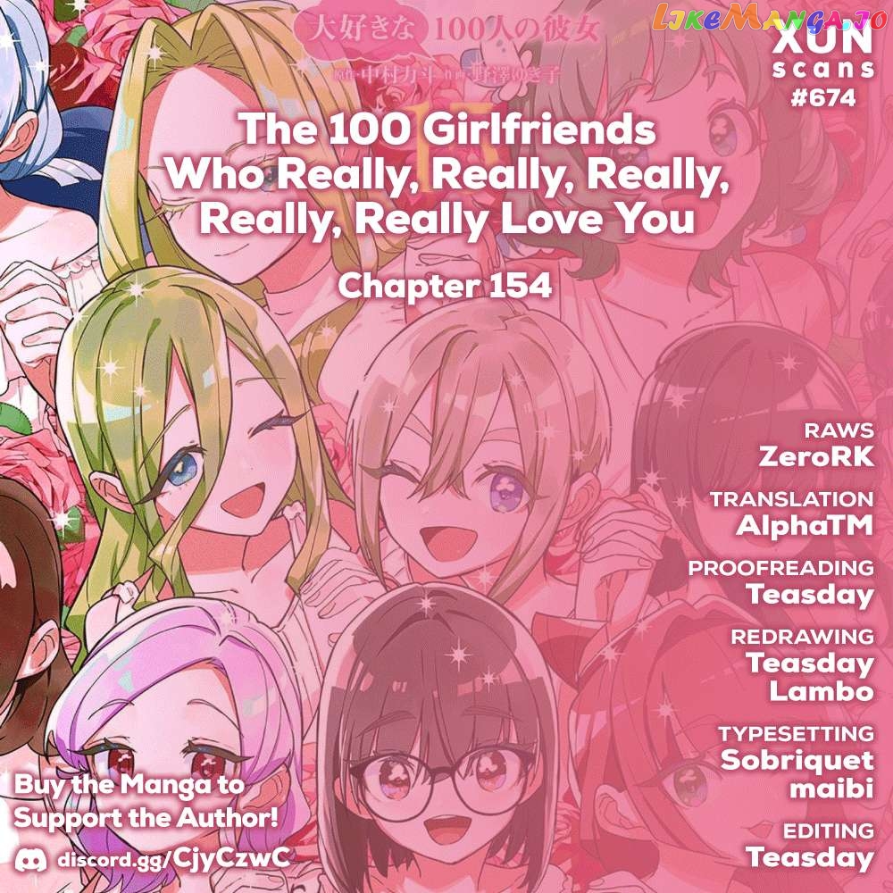 The 100 Girlfriends Who Really, Really, Really, Really, Really Love You chapter 154 - page 1