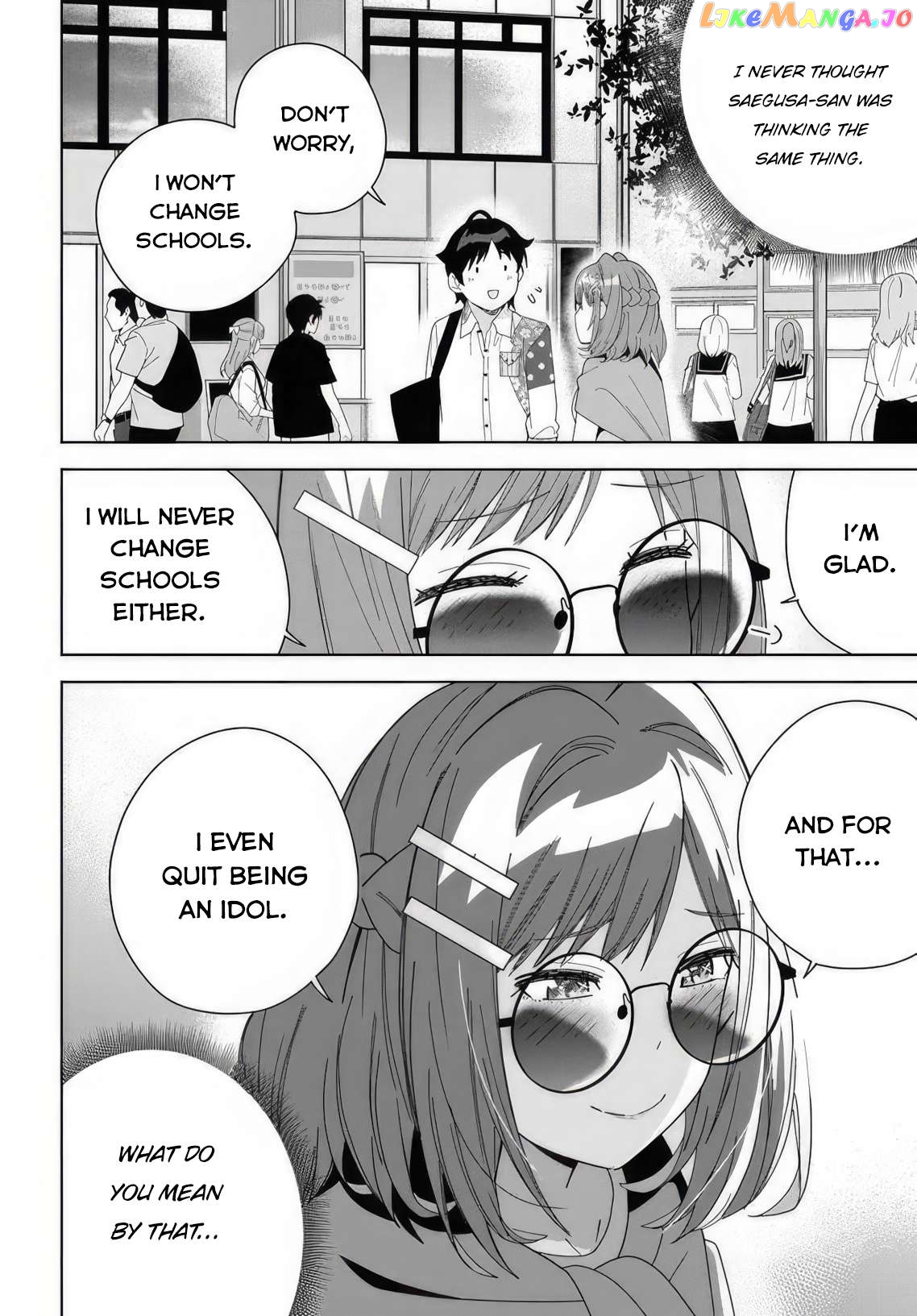 Classmate No Moto Idol Ga, Tonikaku Kyodou Fushin Nan Desu chapter 6 - page 32
