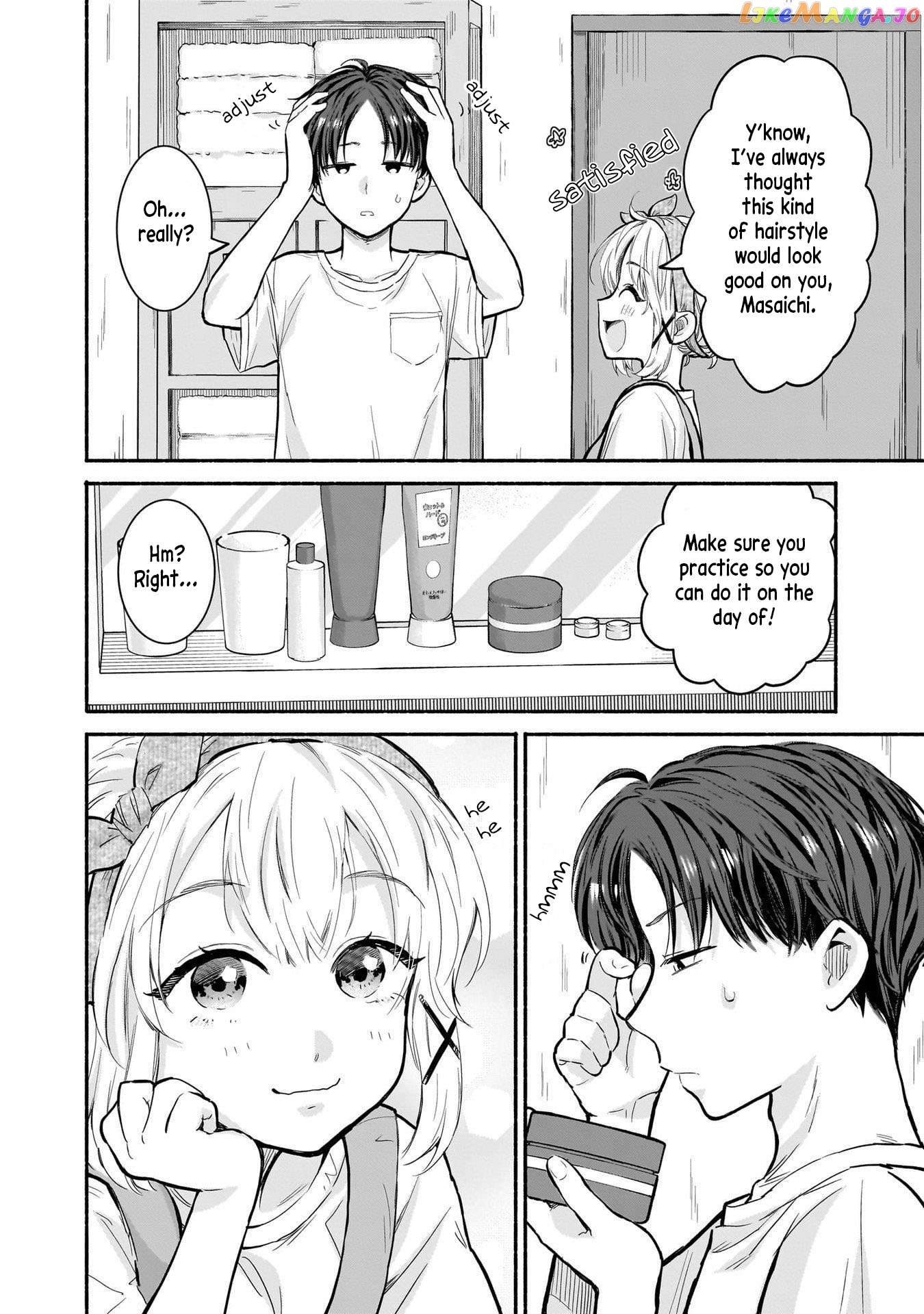 Nee, Mou Isso Tsukiacchau Osananajimi No Bishoujo Ni Tanomarete, Camo Kareshi Hajimemashita chapter 18 - page 4