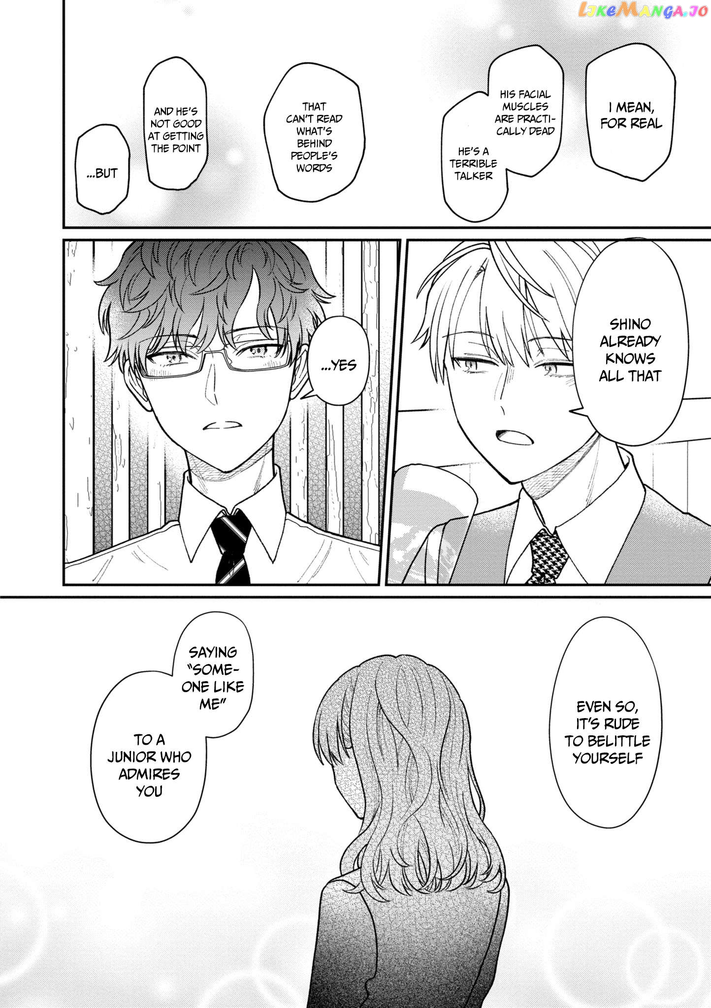 The New-Hire Who Could "Read" Emotions and the Unsociable Senpai Chapter 30 - page 13