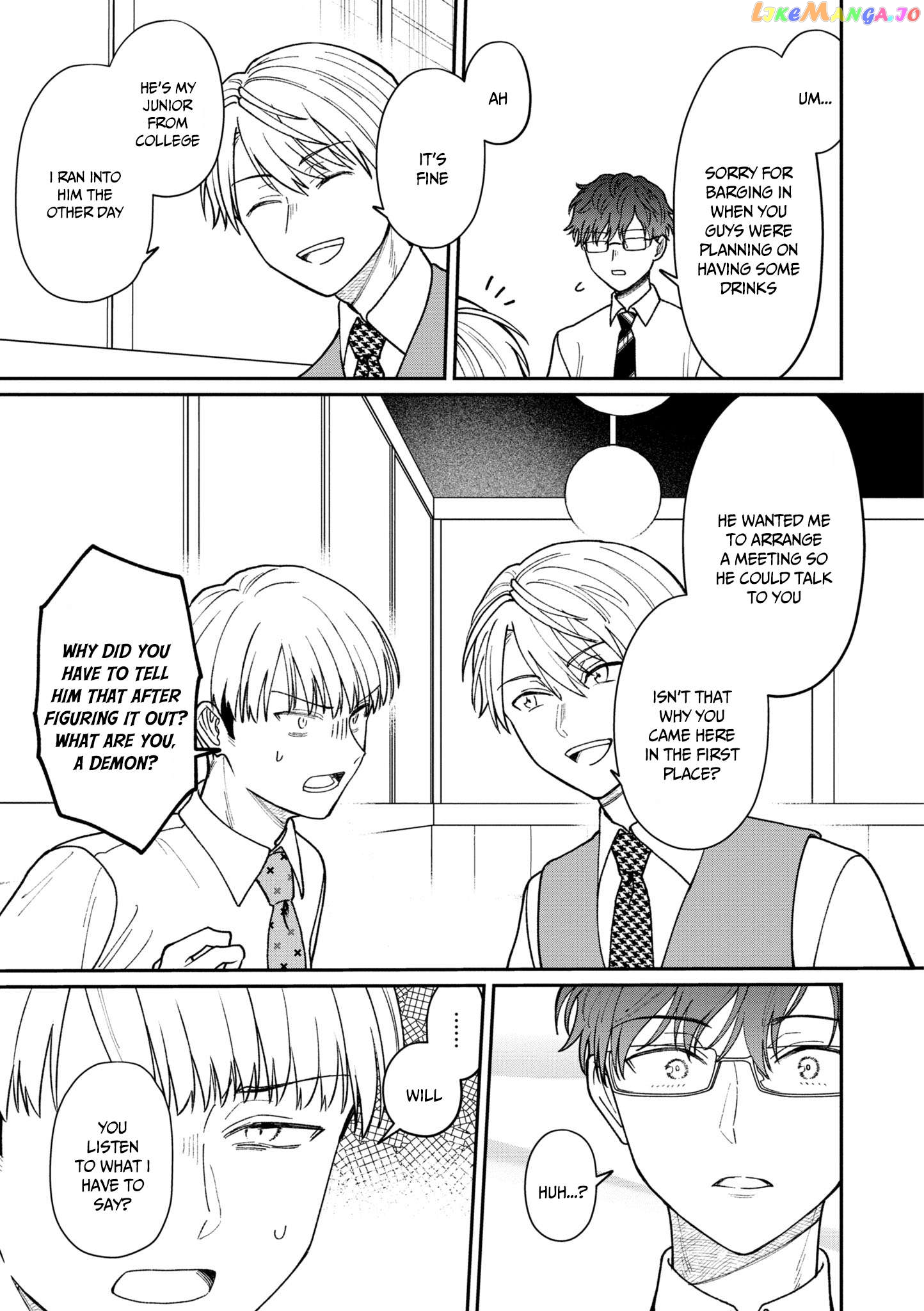 The New-Hire Who Could "Read" Emotions and the Unsociable Senpai Chapter 30 - page 4