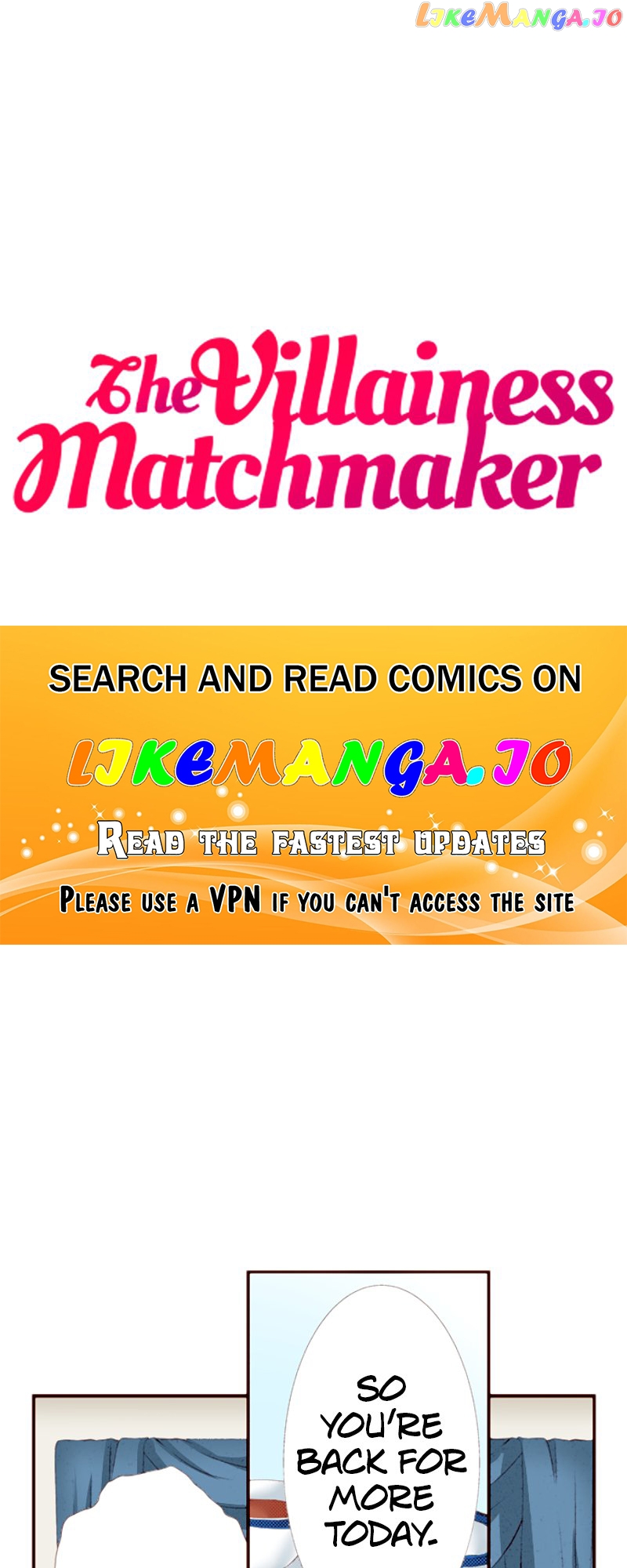 The Villainess Matchmaker Chapter 38 - page 1