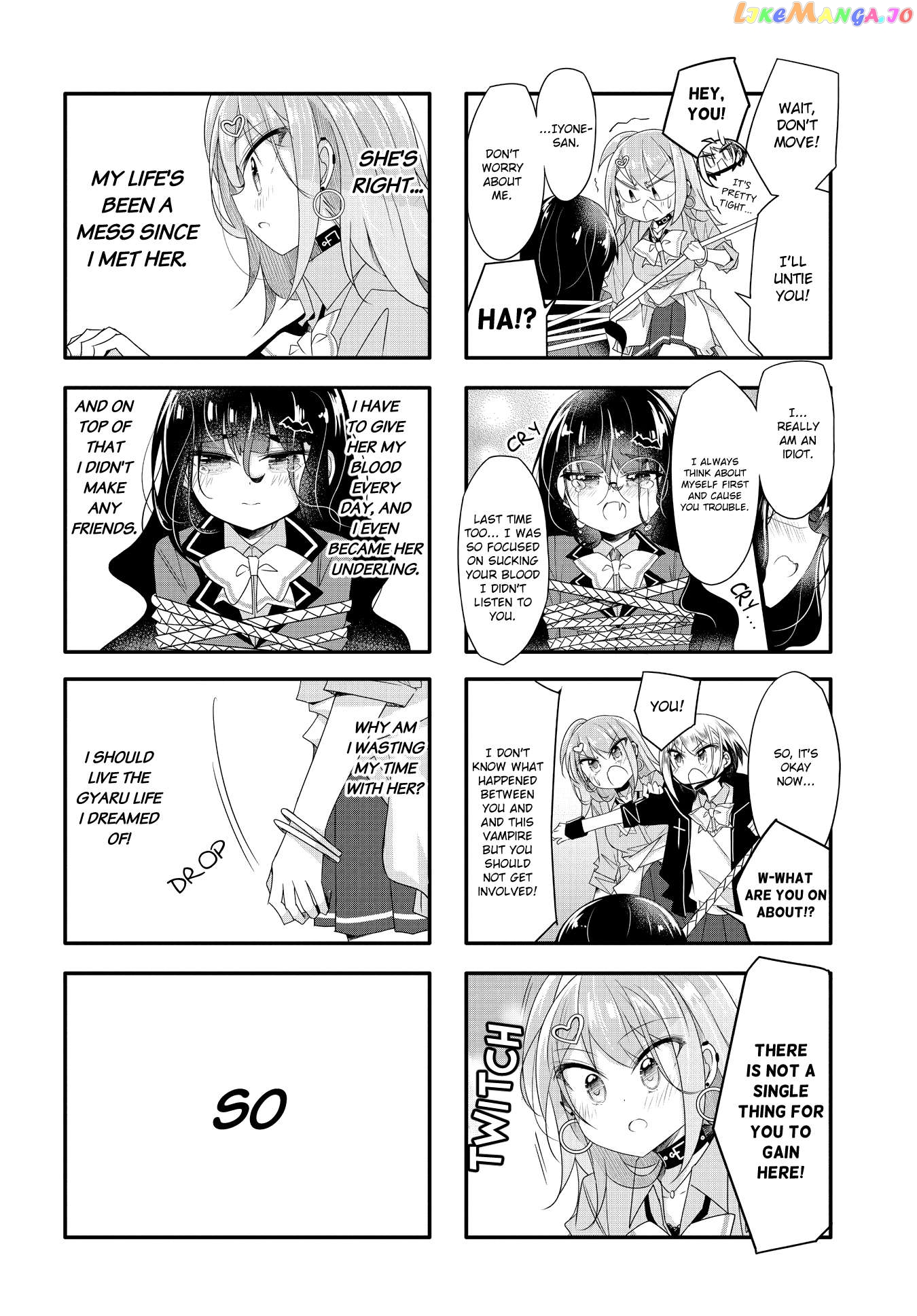 Gyaru To Nekura No Kyuuketsu Kankei Chapter 10 - page 8
