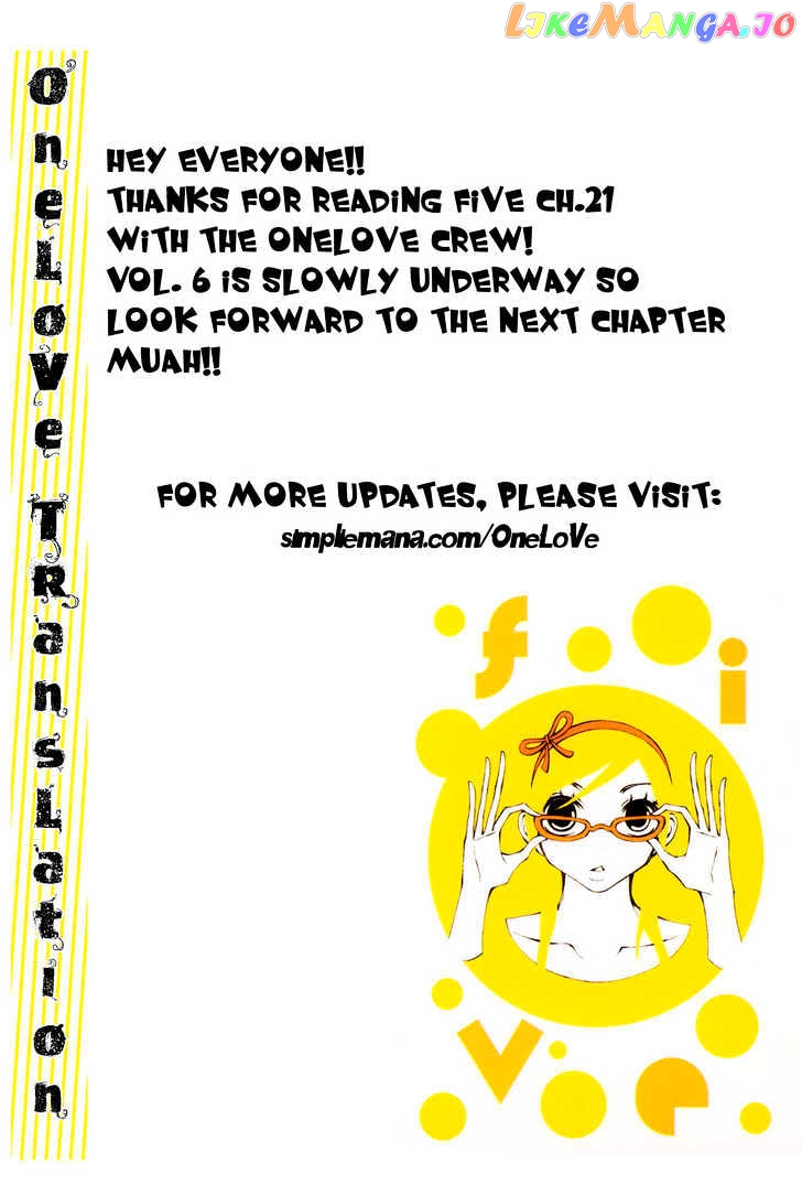 Five - Manga chapter 21 - page 36