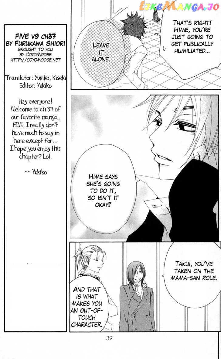 Five - Manga chapter 37 - page 5