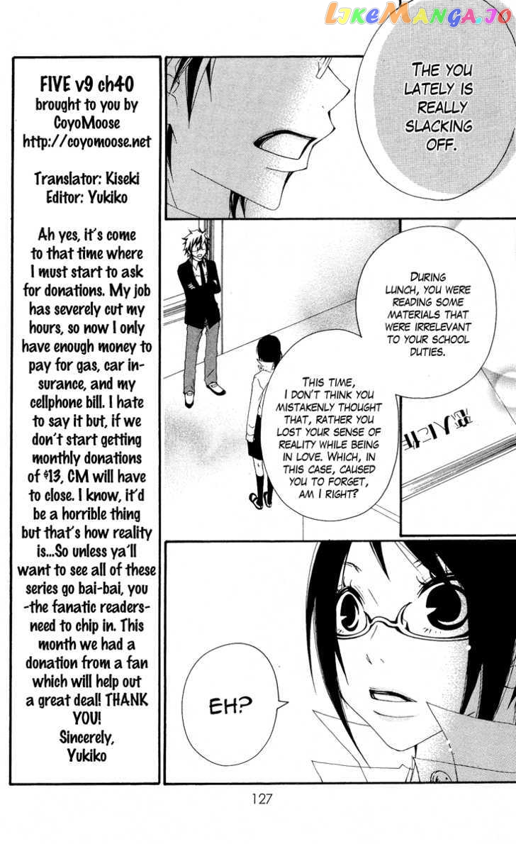 Five - Manga chapter 40 - page 5