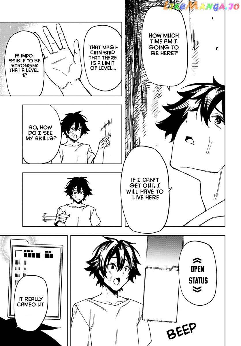 Genkai Level 1 Kara No Nariagari Saijaku Level No Ore Ga Isekai Saikyou Ni Naru Made chapter 1 - page 15
