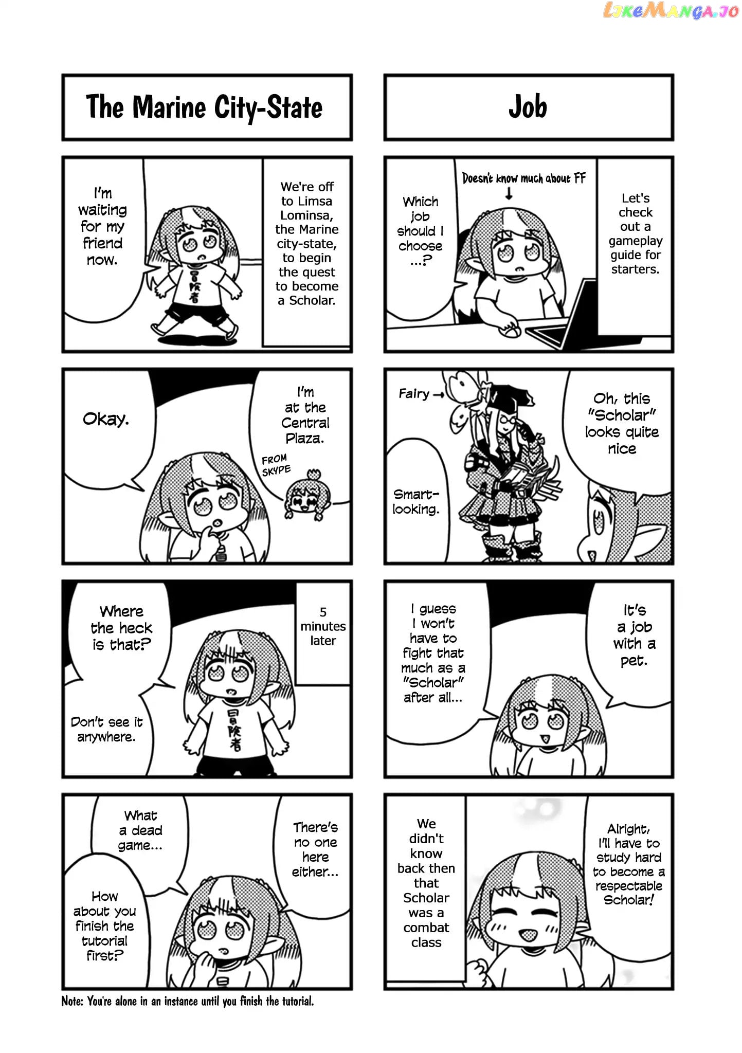 Final Fantasy XIV: Lalafell-sensei Will Teach You! chapter 6.1 - page 2