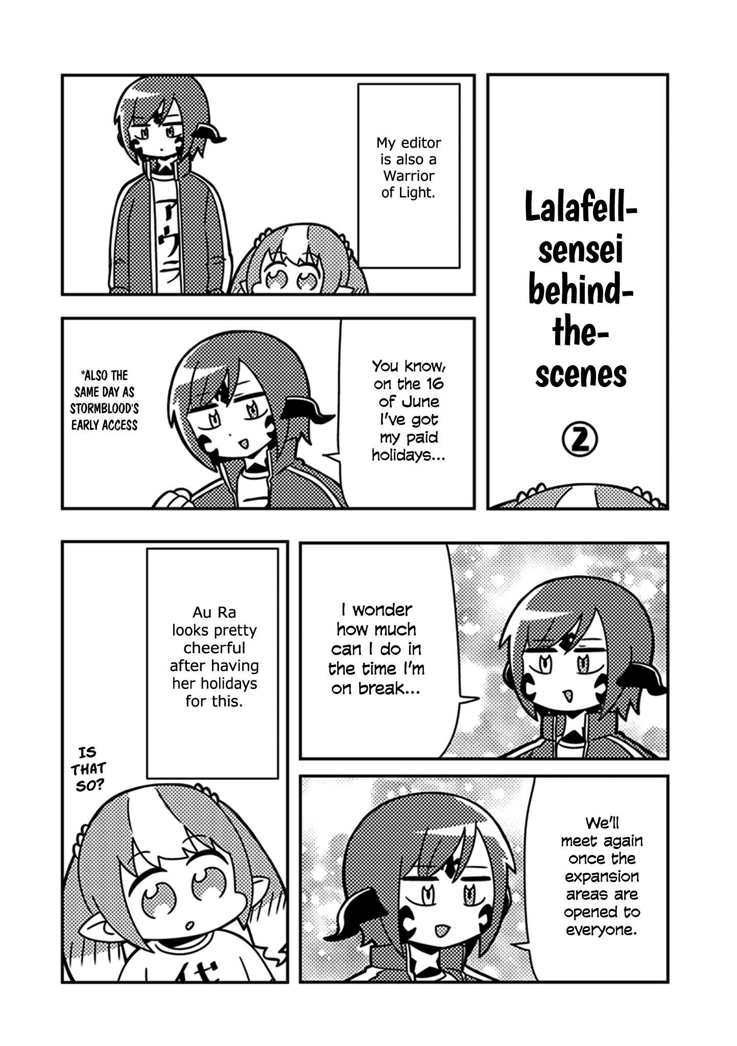 Final Fantasy XIV: Lalafell-sensei Will Teach You! chapter 6.2 - page 4