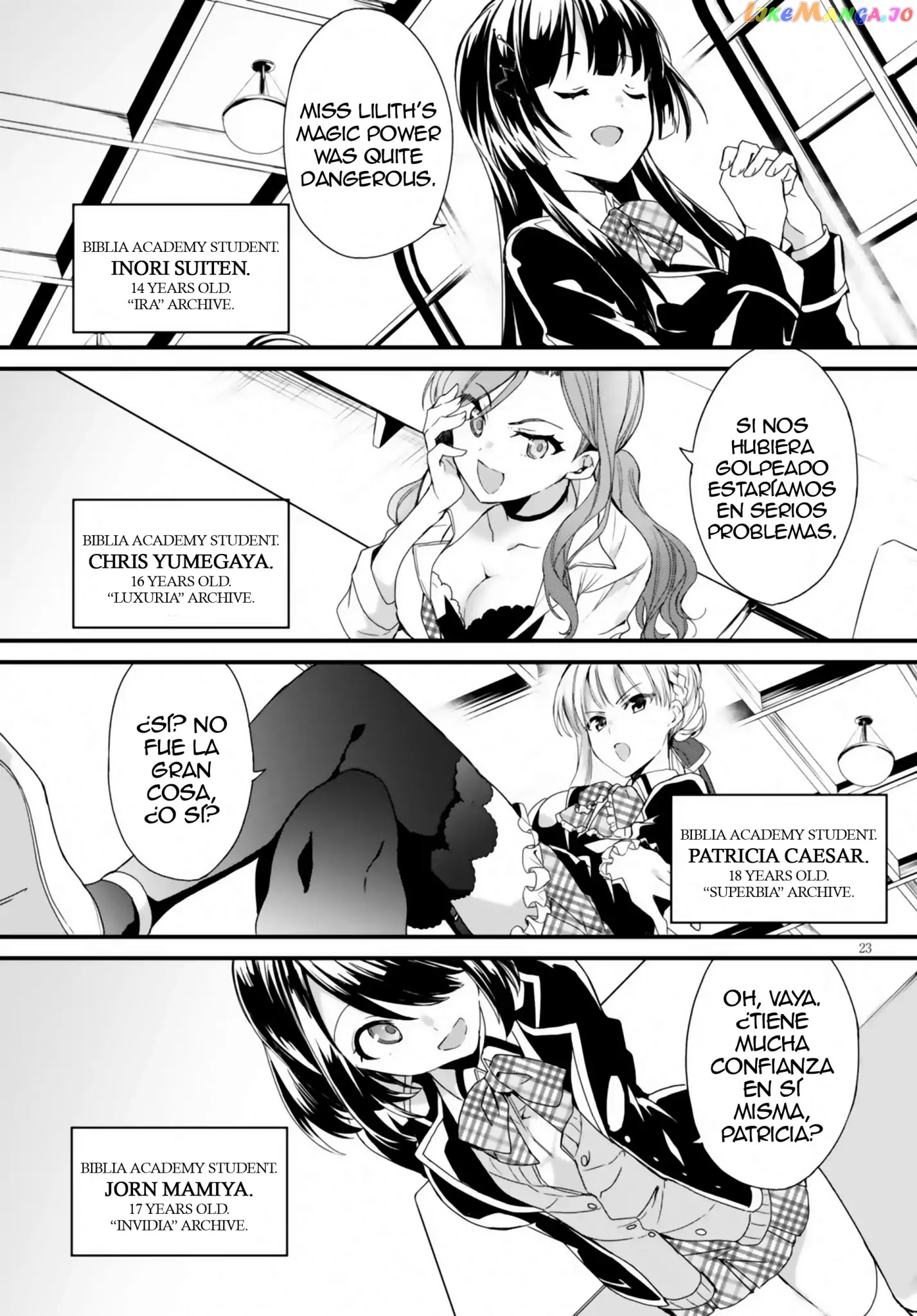 Trinity Seven: Anastasia Holy Story chapter 1 - page 23
