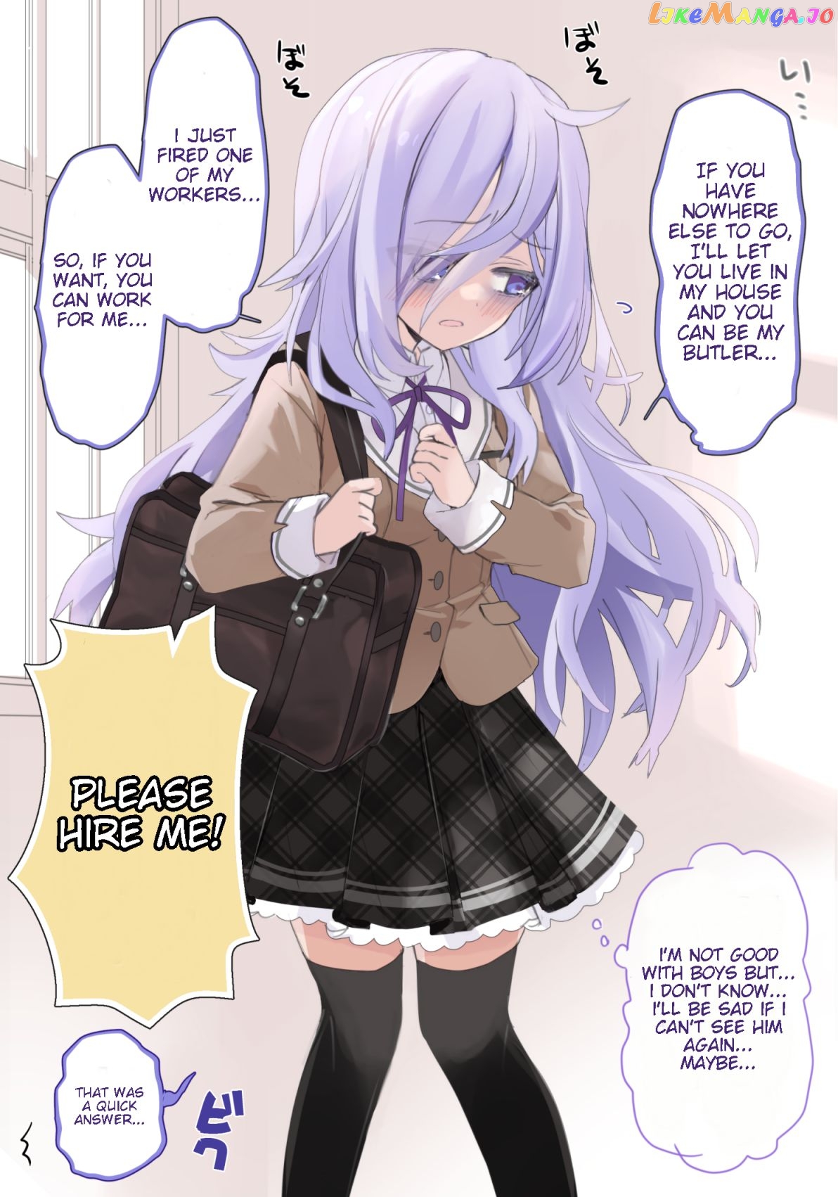 I Became The Butler Of The Gloomy Young Lady In My Class chapter 1 - page 1