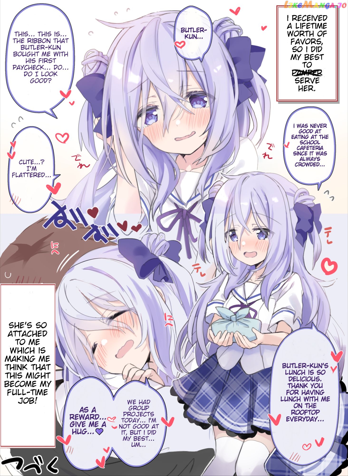 I Became The Butler Of The Gloomy Young Lady In My Class chapter 1 - page 2