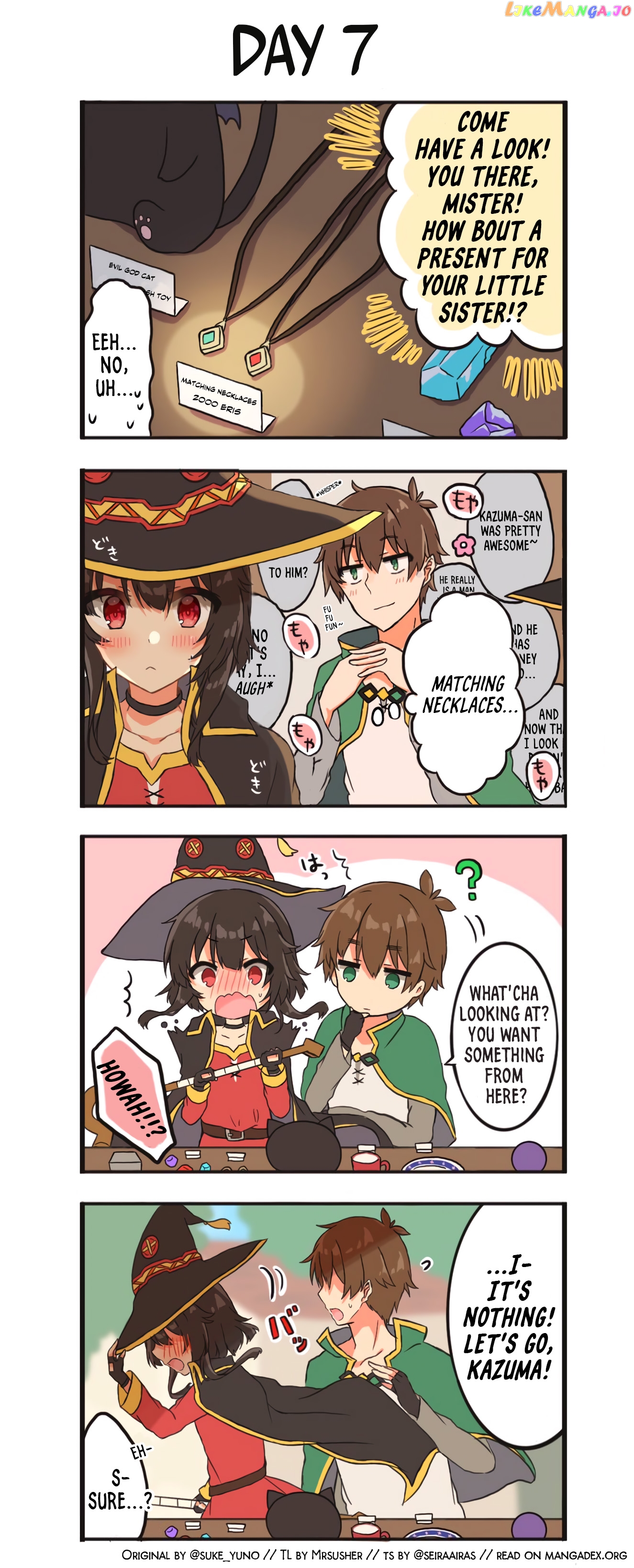 Kono Subarashii Sekai ni Shukufuku wo! - KazuMegu will get married in 100 days (Doujinshi) chapter 7 - page 1