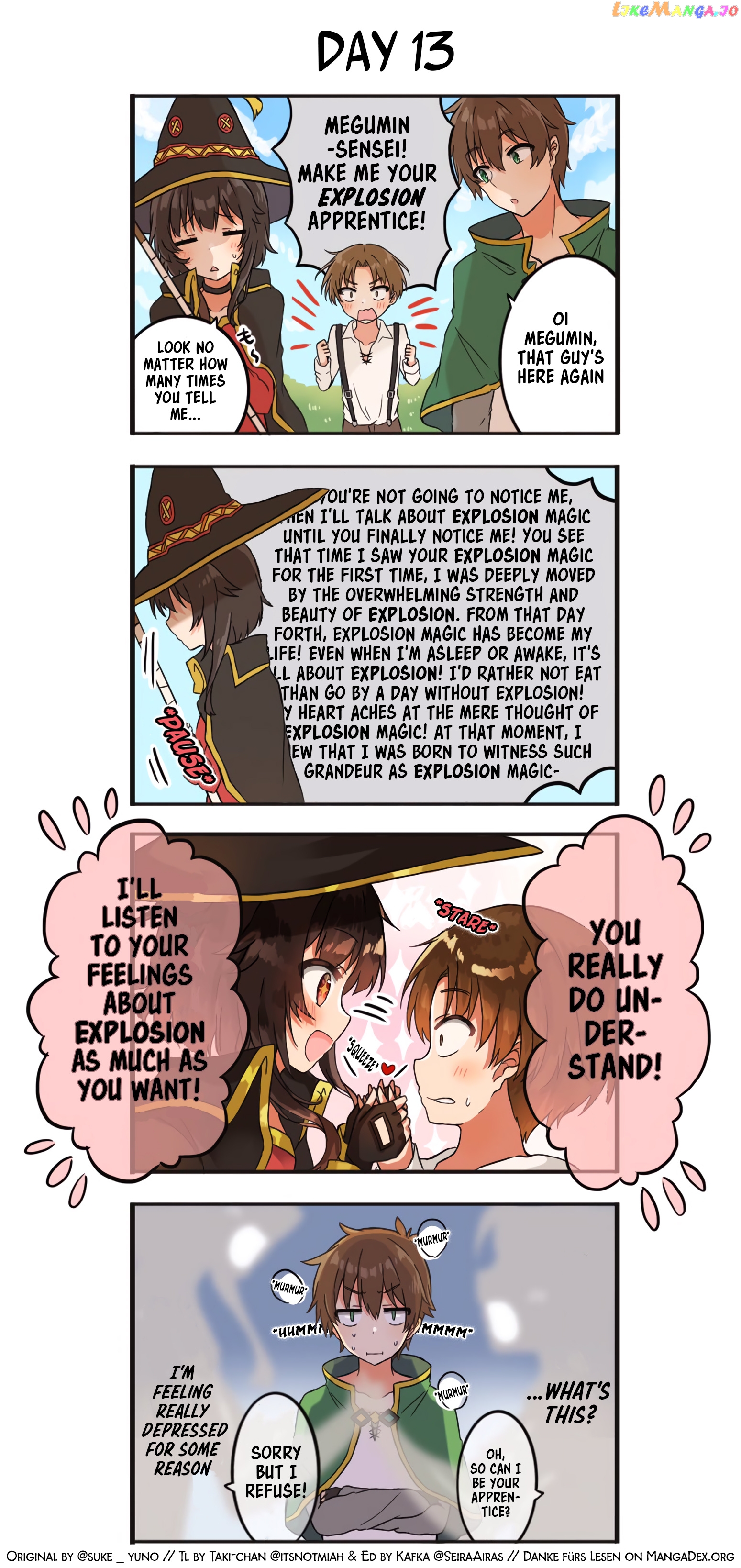 Kono Subarashii Sekai ni Shukufuku wo! - KazuMegu will get married in 100 days (Doujinshi) chapter 13 - page 1