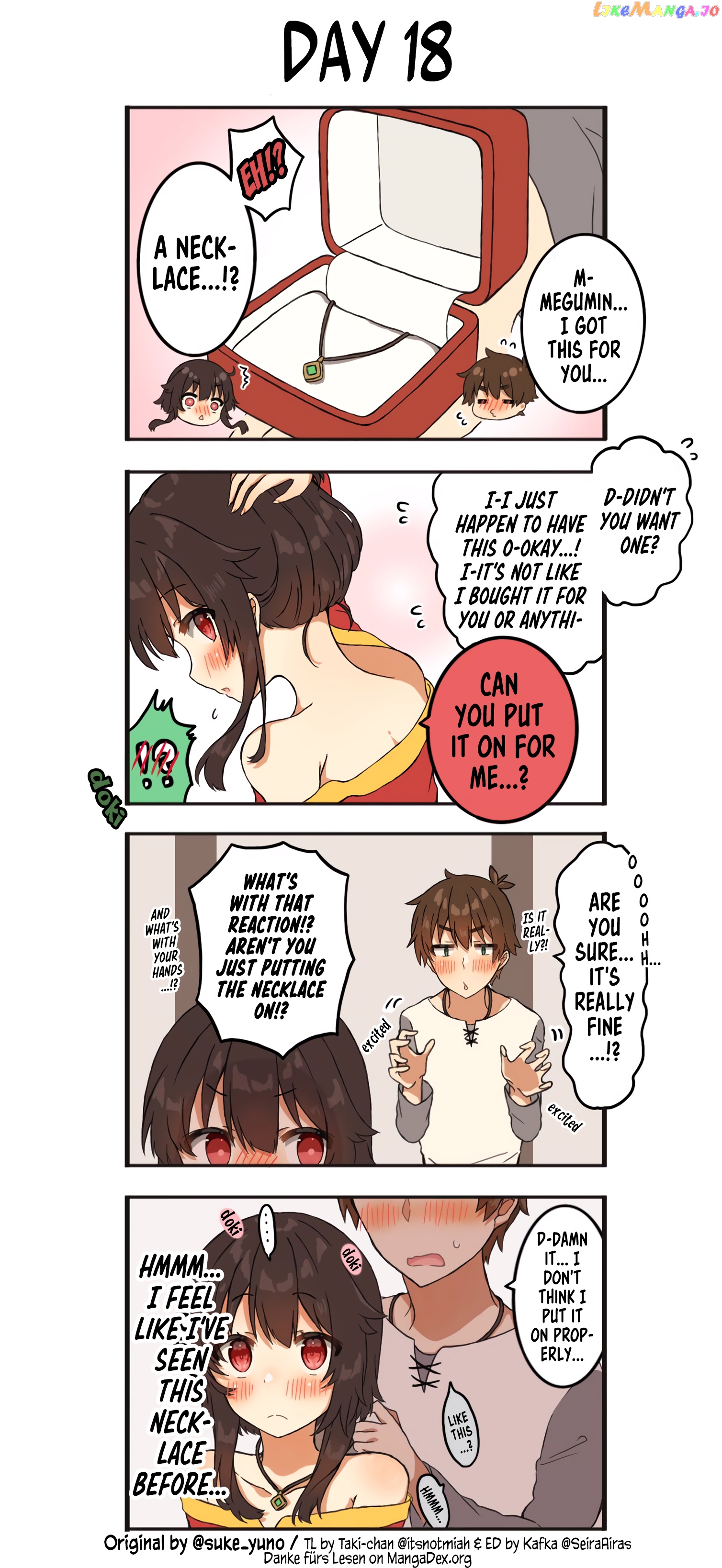 Kono Subarashii Sekai ni Shukufuku wo! - KazuMegu will get married in 100 days (Doujinshi) chapter 18 - page 1