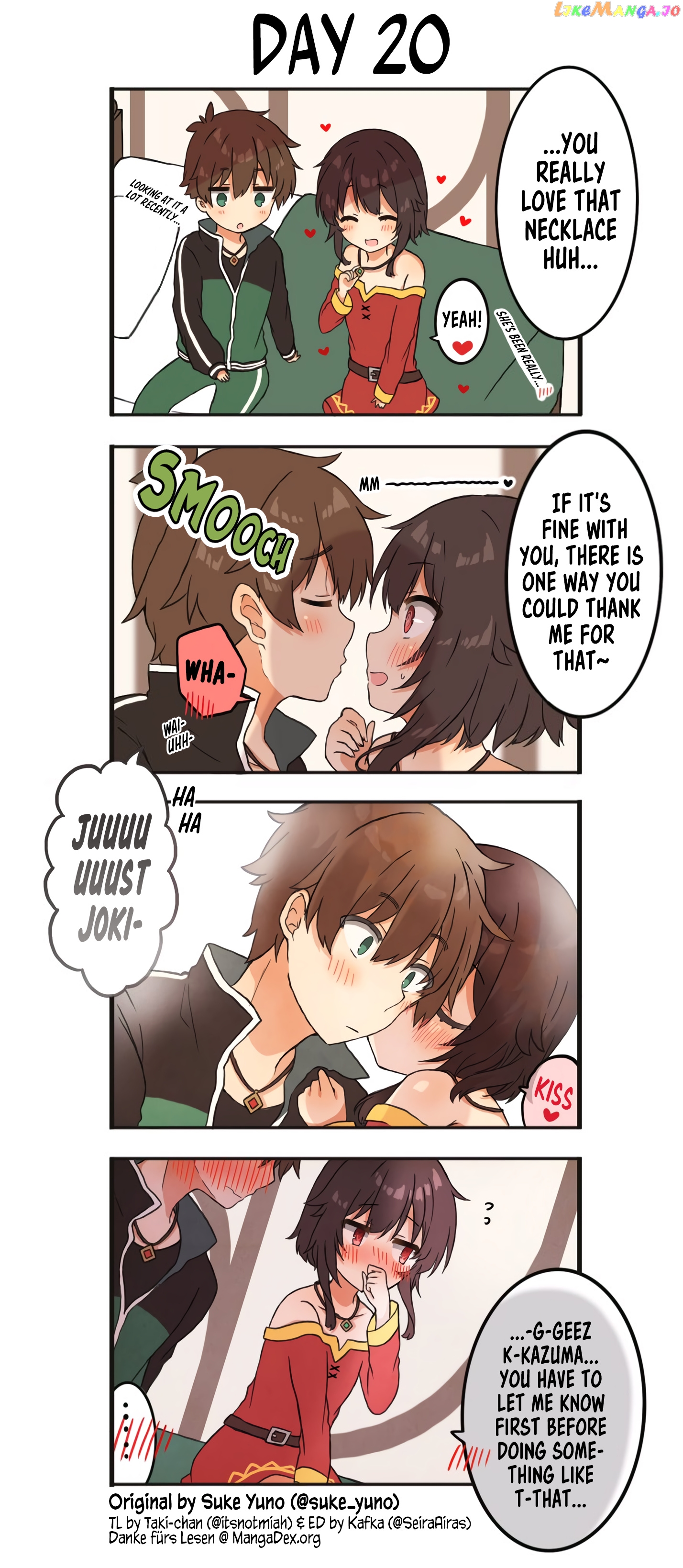 Kono Subarashii Sekai ni Shukufuku wo! - KazuMegu will get married in 100 days (Doujinshi) chapter 20 - page 1