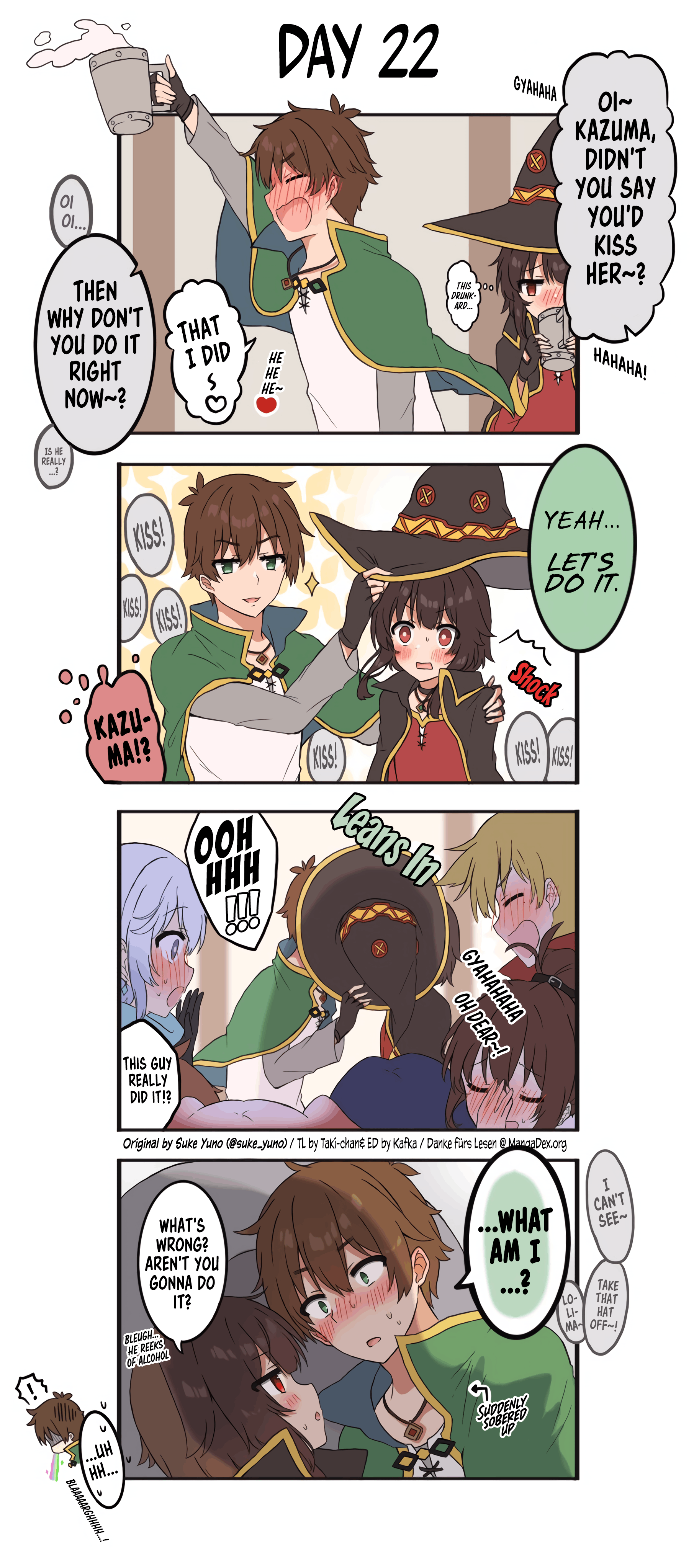 Kono Subarashii Sekai ni Shukufuku wo! - KazuMegu will get married in 100 days (Doujinshi) chapter 22 - page 1