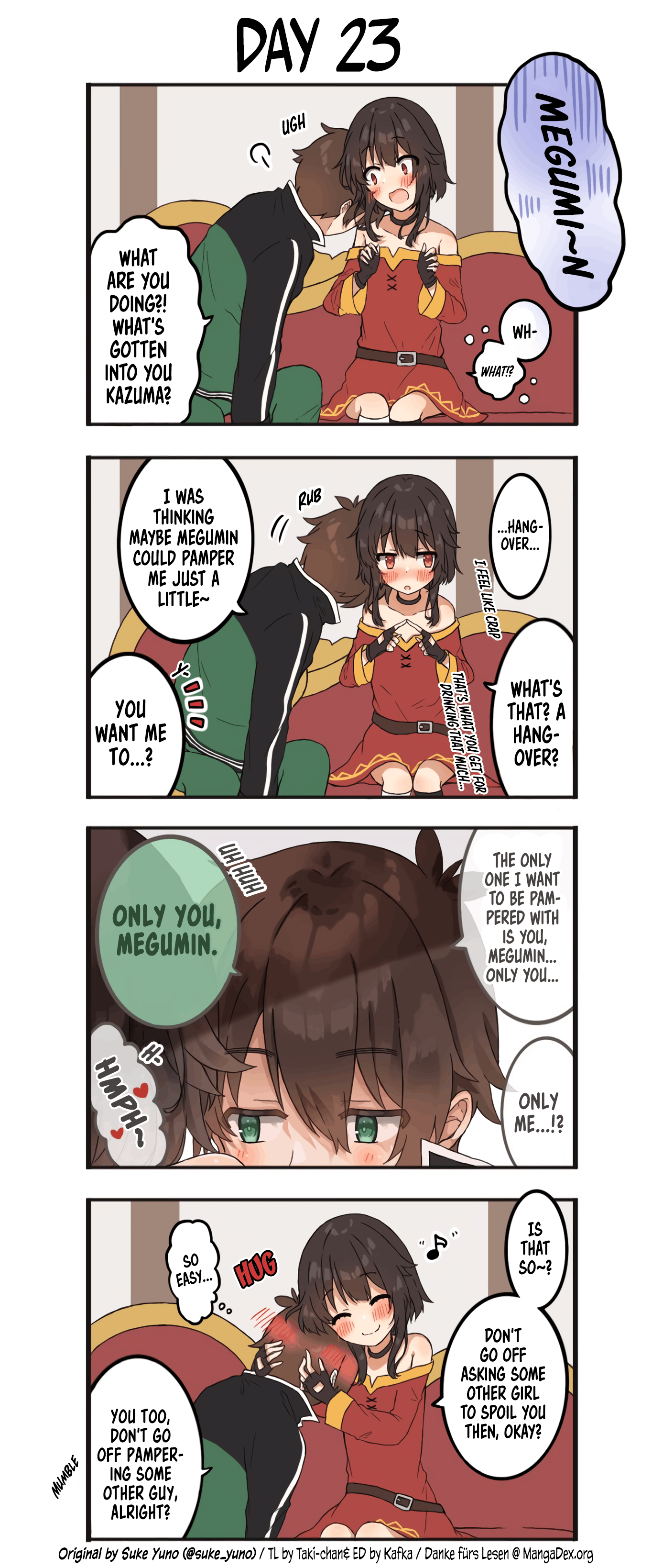 Kono Subarashii Sekai ni Shukufuku wo! - KazuMegu will get married in 100 days (Doujinshi) chapter 23 - page 1
