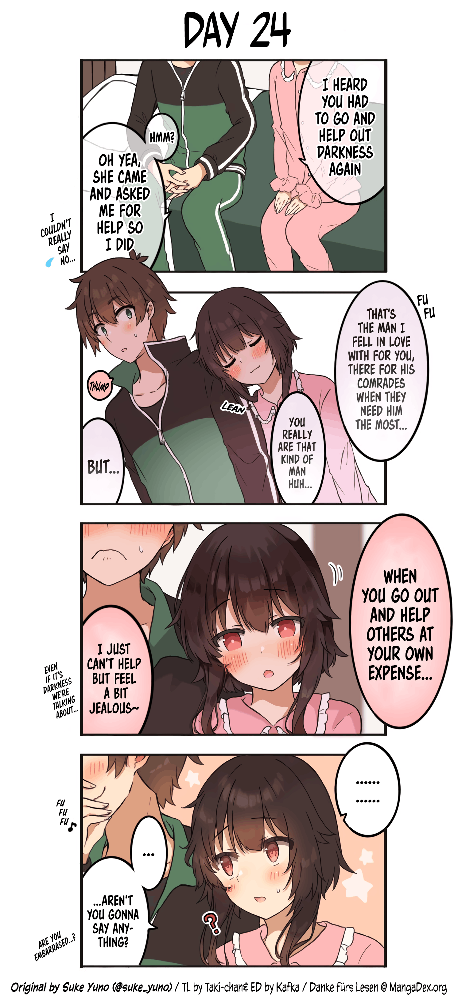 Kono Subarashii Sekai ni Shukufuku wo! - KazuMegu will get married in 100 days (Doujinshi) chapter 24 - page 1