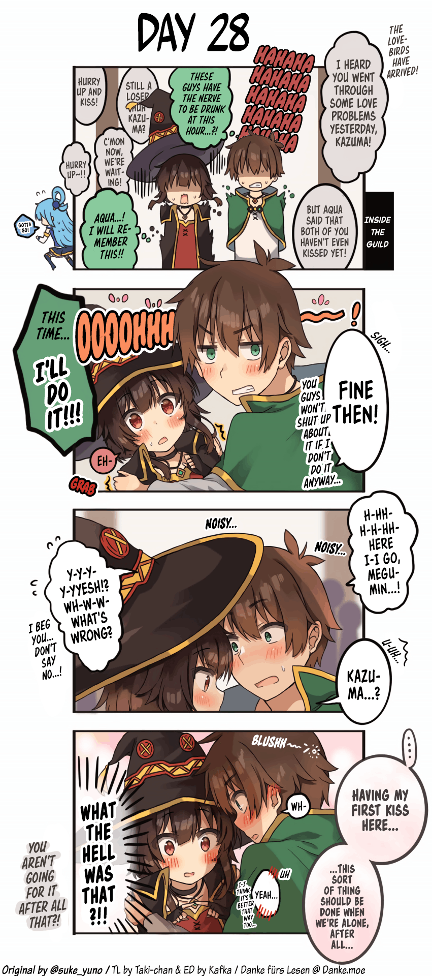 Kono Subarashii Sekai ni Shukufuku wo! - KazuMegu will get married in 100 days (Doujinshi) chapter 28 - page 1