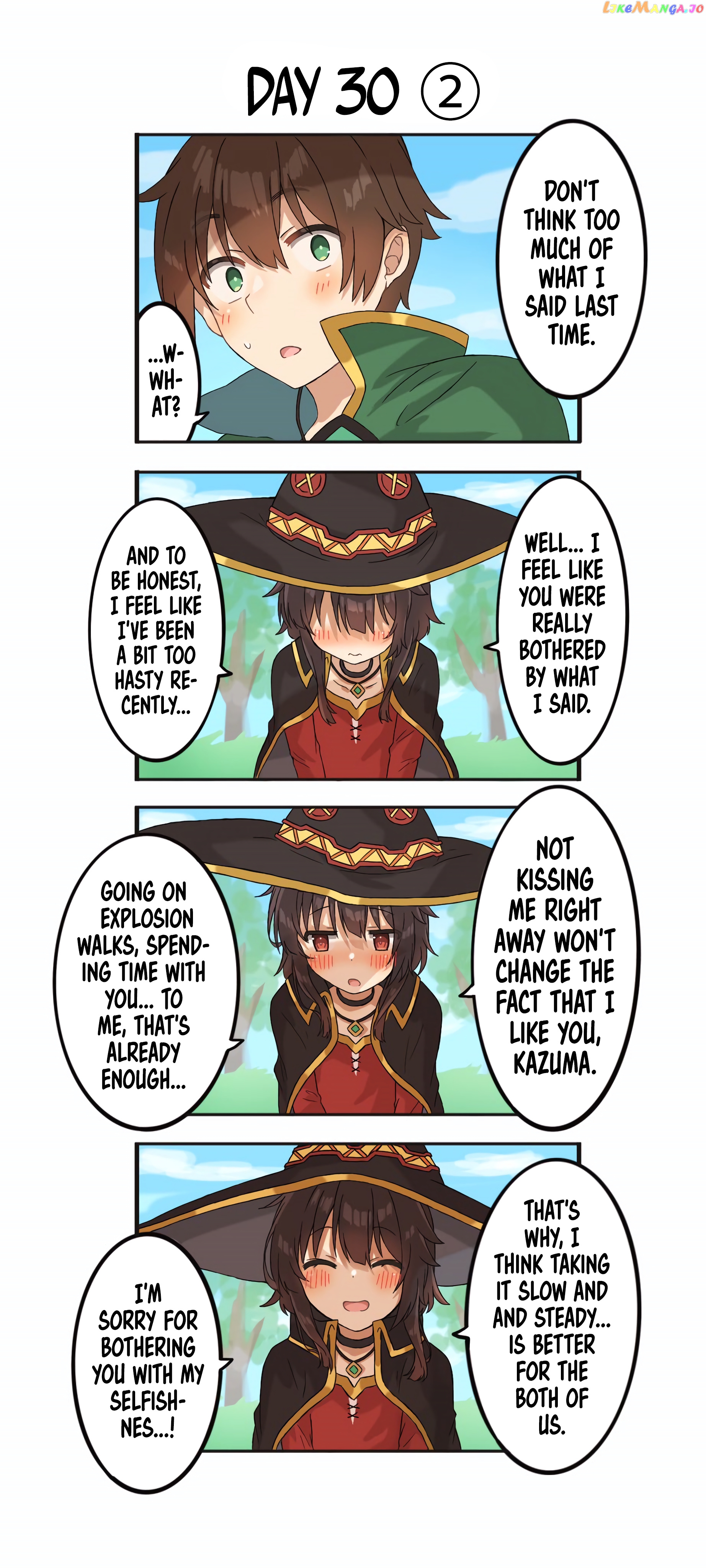 Kono Subarashii Sekai ni Shukufuku wo! - KazuMegu will get married in 100 days (Doujinshi) chapter 30 - page 2