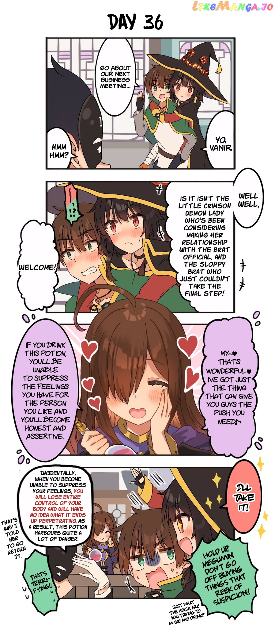 Kono Subarashii Sekai ni Shukufuku wo! - KazuMegu will get married in 100 days (Doujinshi) chapter 36 - page 1
