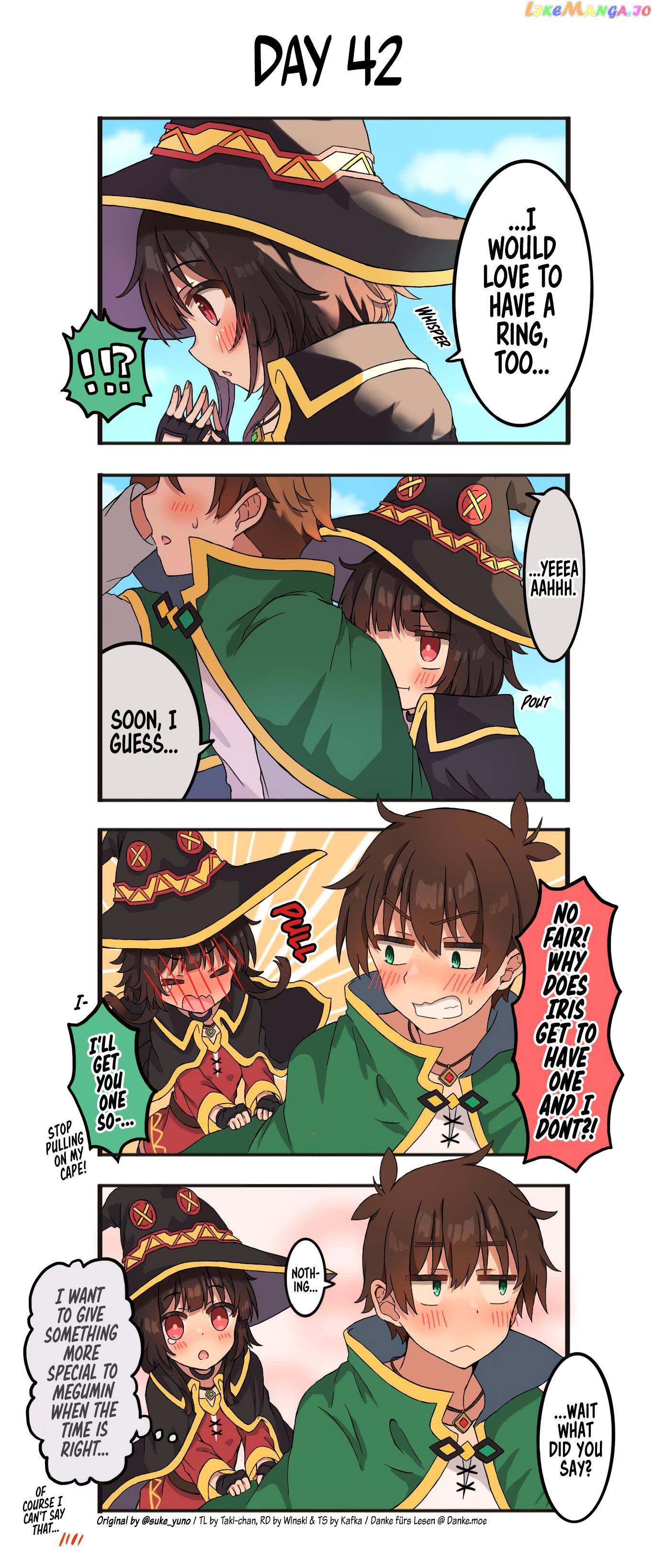 Kono Subarashii Sekai ni Shukufuku wo! - KazuMegu will get married in 100 days (Doujinshi) chapter 42 - page 1