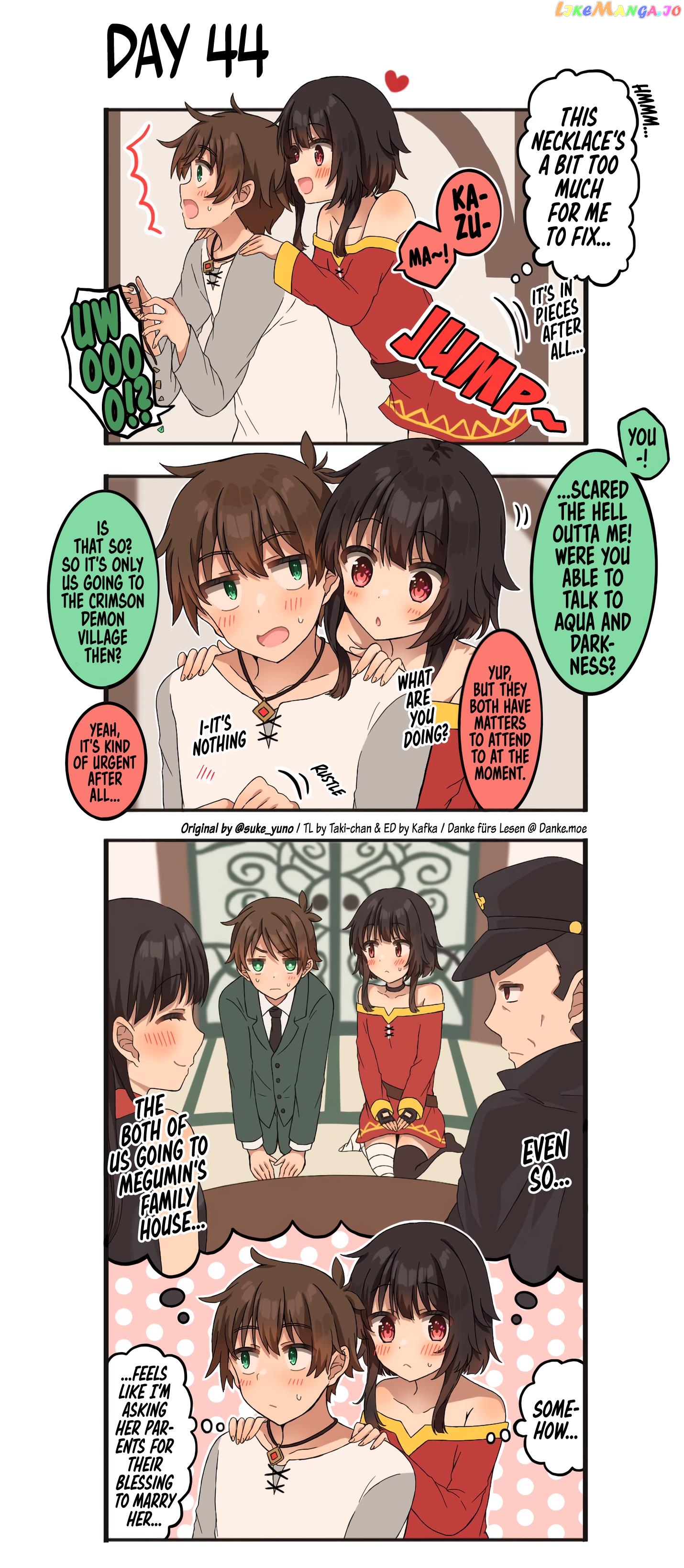 Kono Subarashii Sekai ni Shukufuku wo! - KazuMegu will get married in 100 days (Doujinshi) chapter 44 - page 1