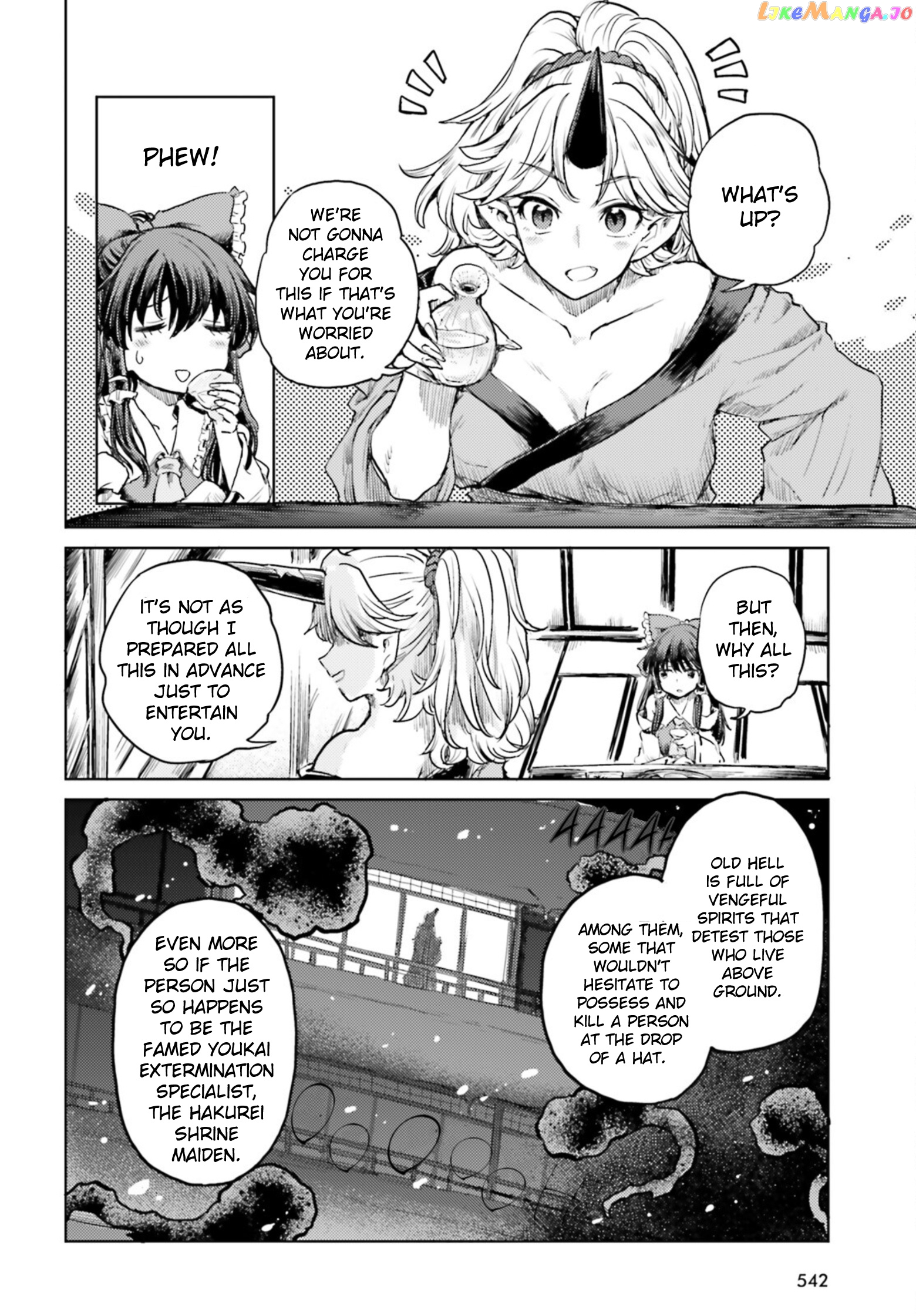 Touhou Suichouka ~ Lotus Eater-Tachi No Suisei chapter 36 - page 6