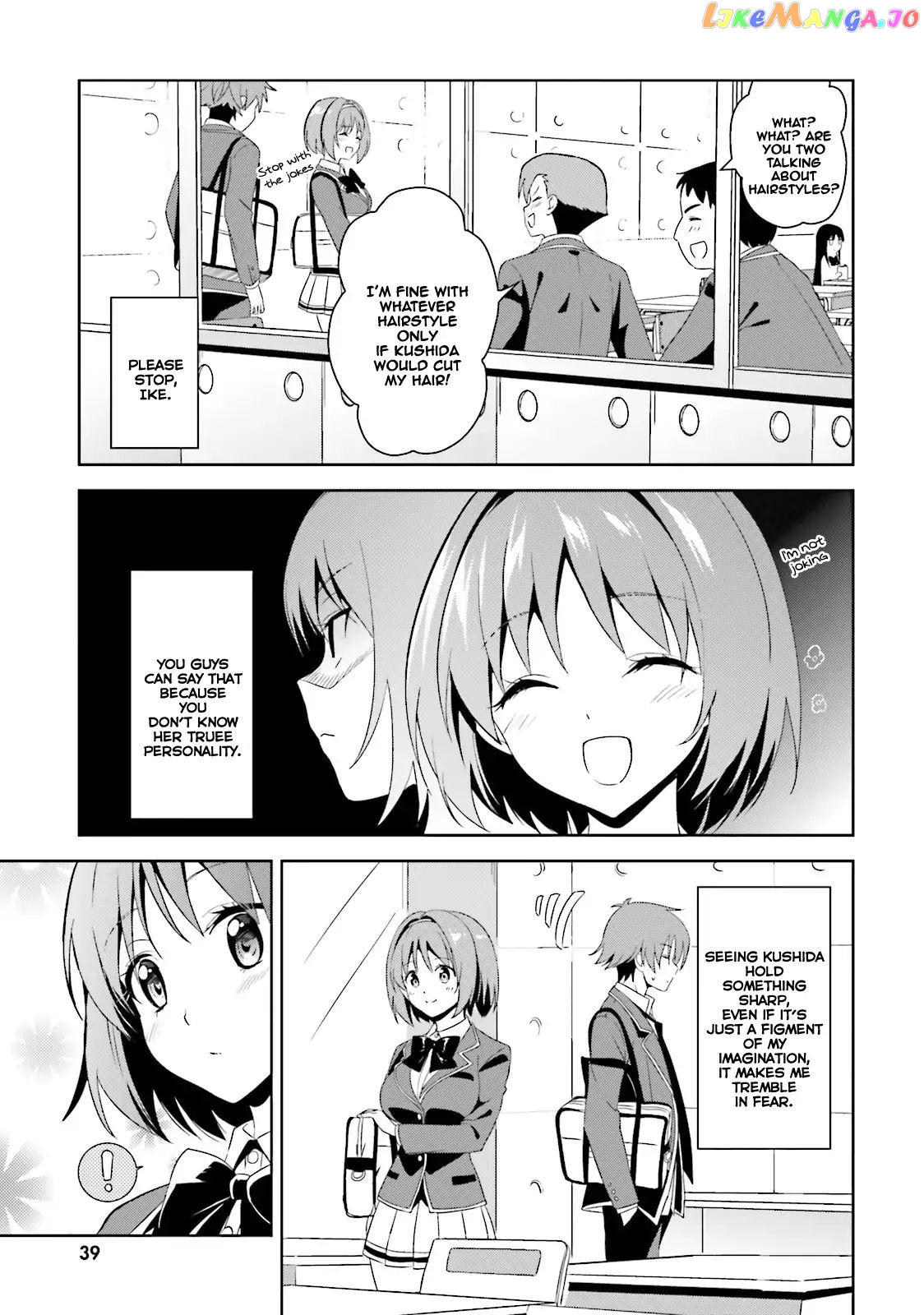 Welcome to the Classroom of the Supreme Ability Doctrine: Other School Days chapter 1 - page 9