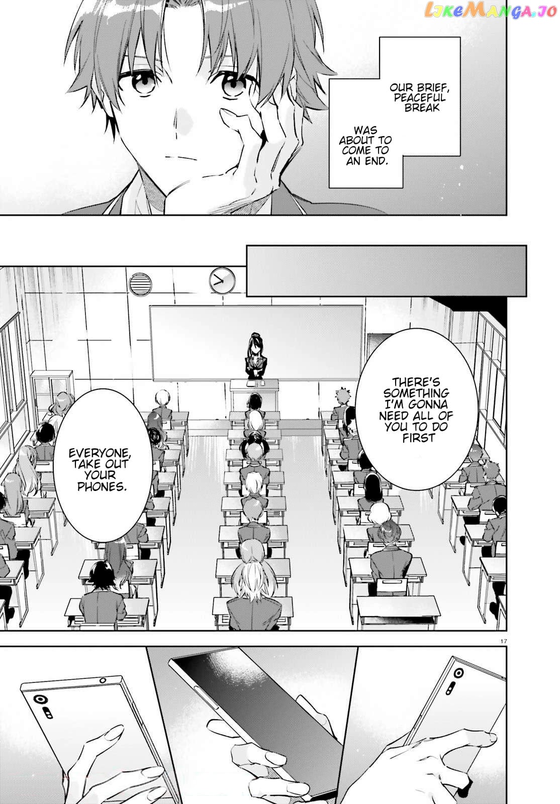 Youkoso Jitsuryoku Shijou Shugi No Kyoushitsu E: 2-Nensei-Hen chapter 1 - page 16